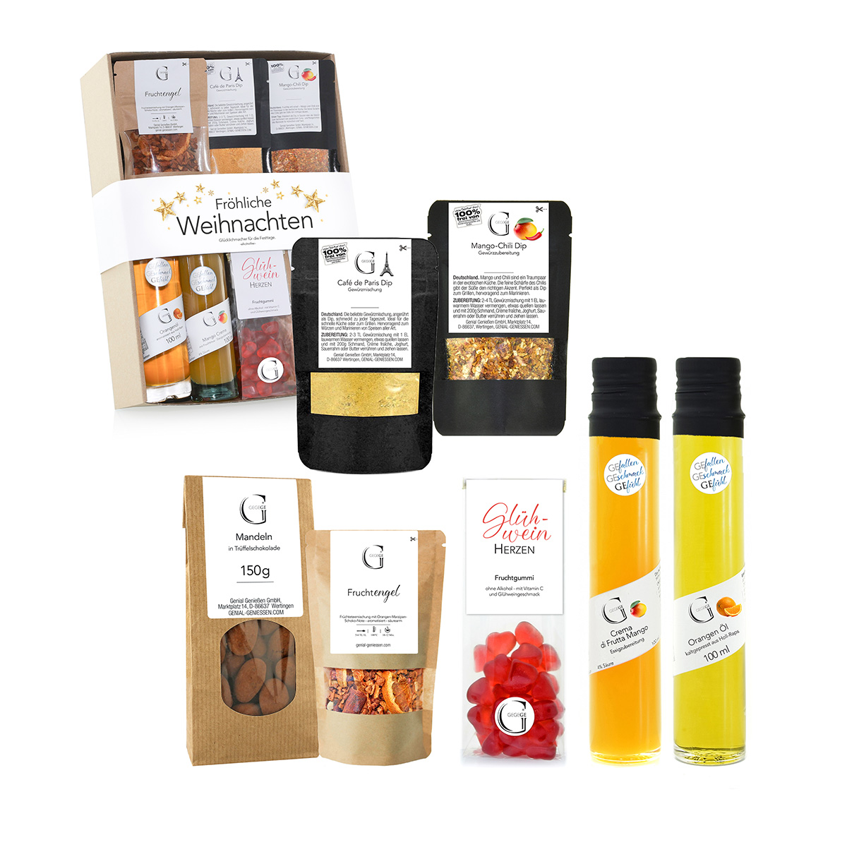 Geschenkset "Fröhliche Weihnachten" Bild: Geschenkset "Fröhliche Weihnachten"