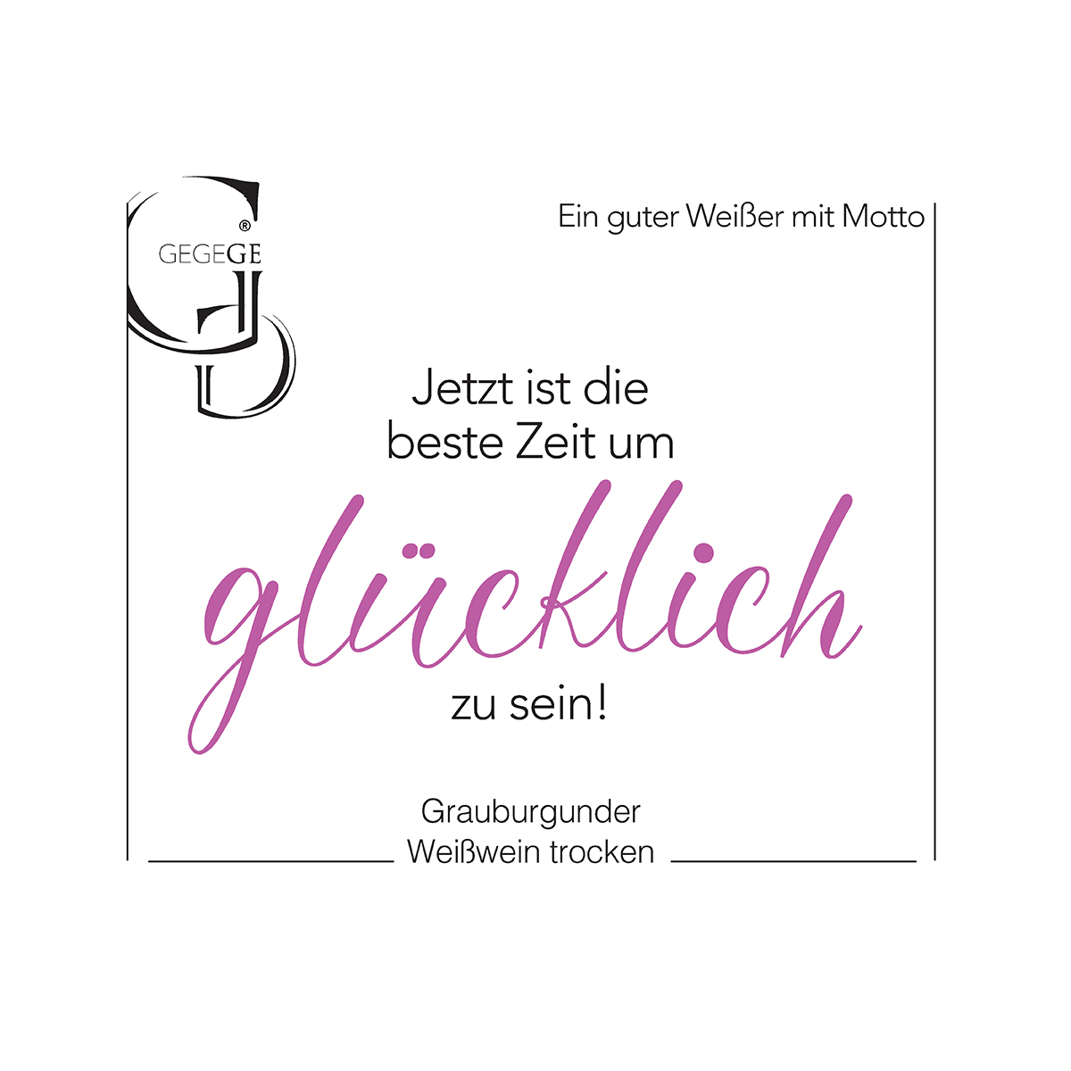 Weinpaket “Grauburgunder“ mit Glückwunsch-Etiketten