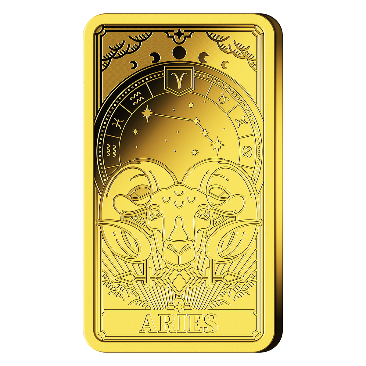 Goldbarren Widder Gold