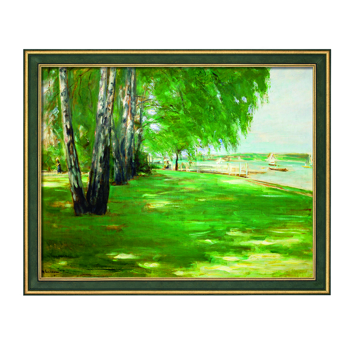 0738538_SL01_1200x1200 Bild: Max Liebermann: Bild "Der Garten des Künstlers am Wannsee", gerahmt