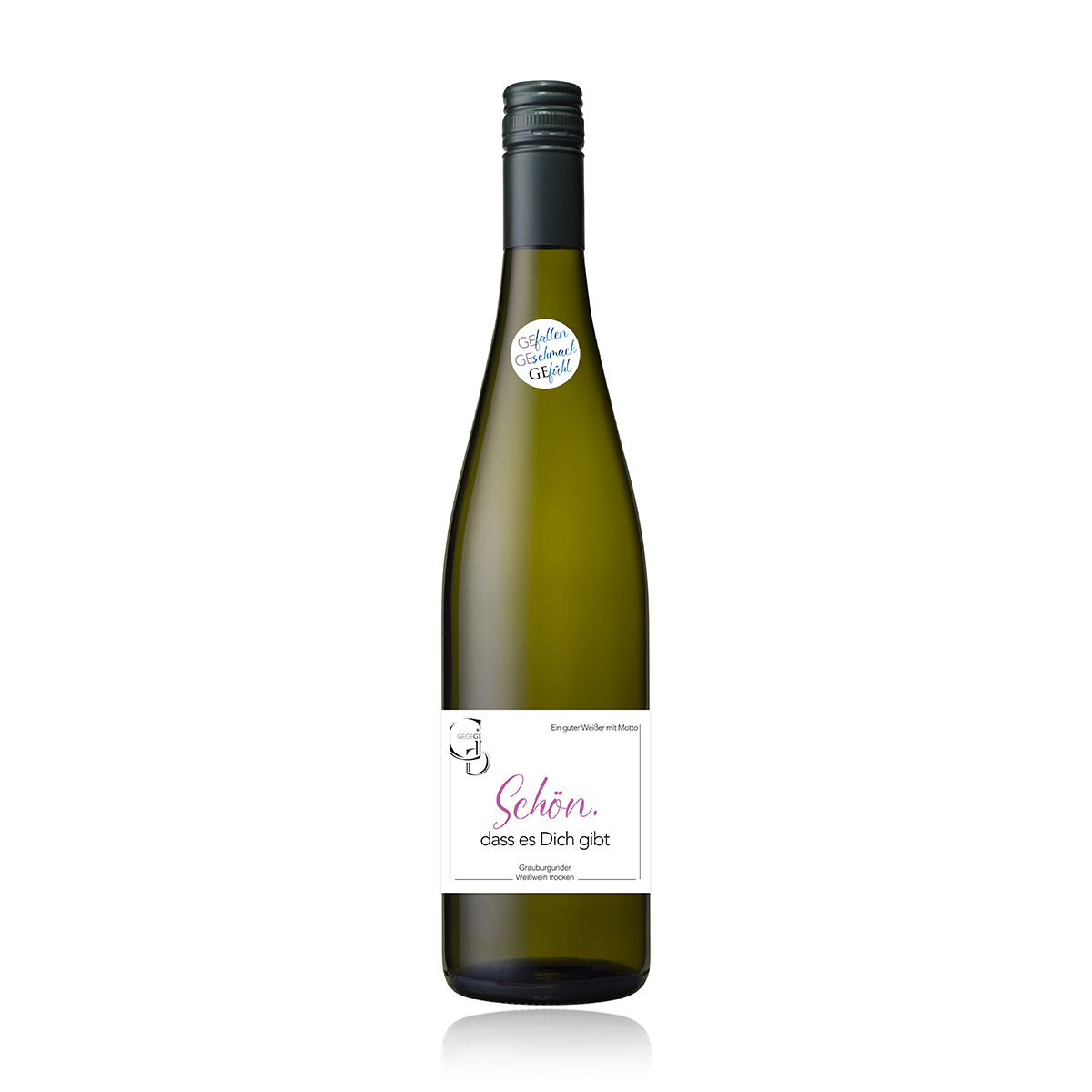 Weinpaket “Grauburgunder“ mit Glückwunsch-Etiketten