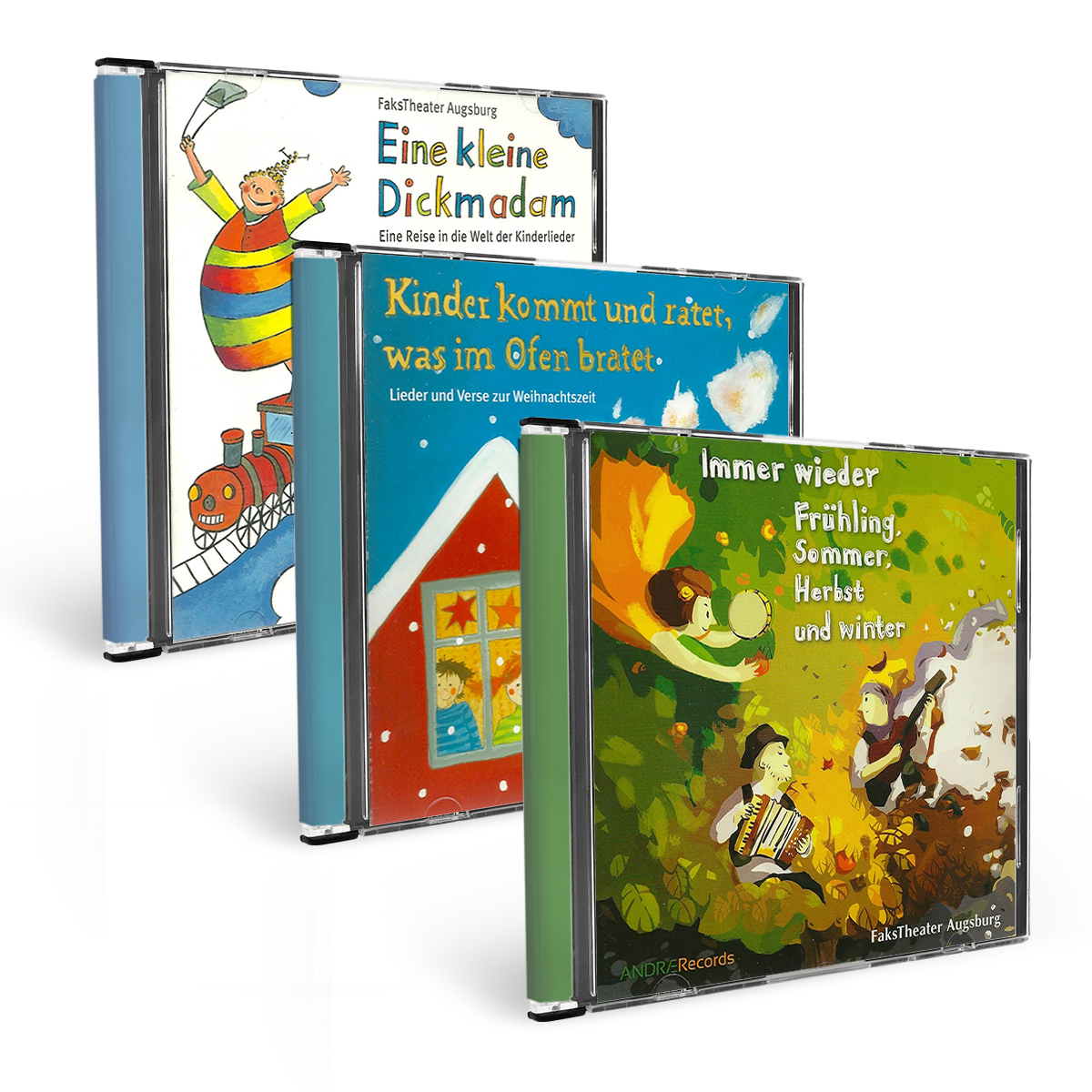 1200x1200px_3CDs Bild: Kinderlieder CD Dreier-Set