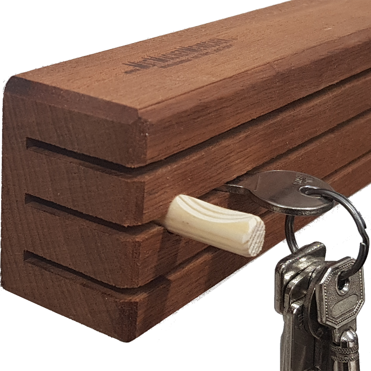 Schlüsselbrett aus Mahagoni  Bild: Schlüsselbrett aus Mahagoni