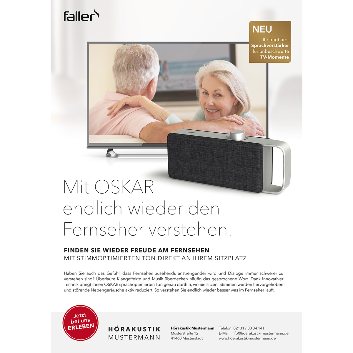 Tragbarer-TV-Sprachverstarker-Oskar-8 Bild: