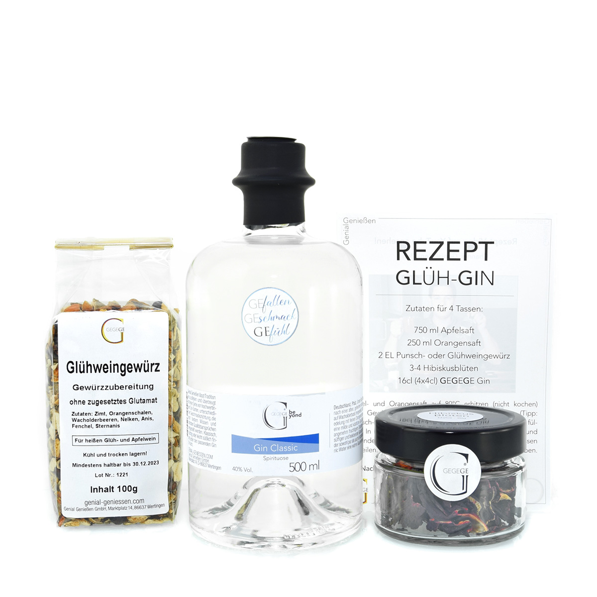 Geschenkset "Glüh-Gin" 