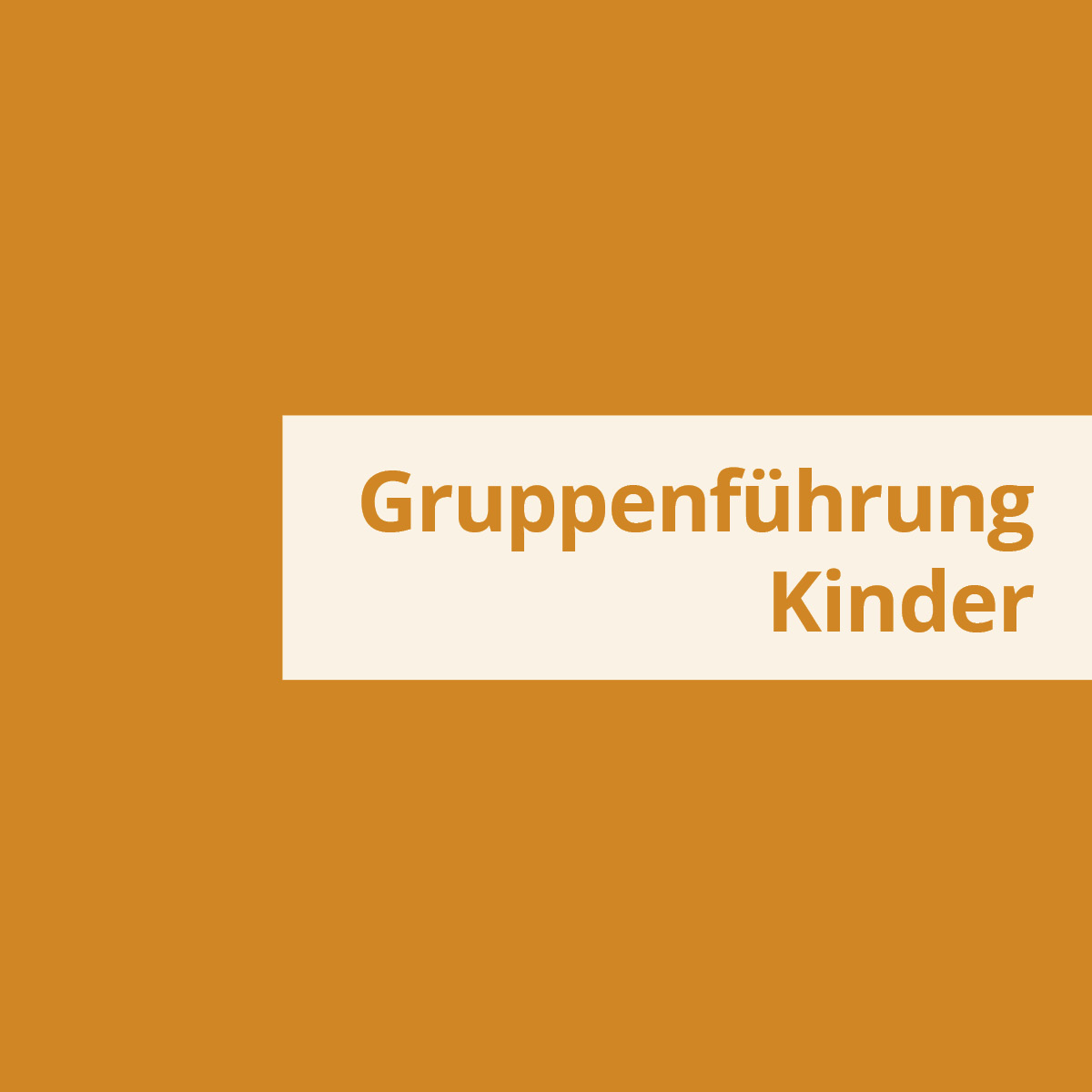 Gruppen-Betriebsführungen Kinder