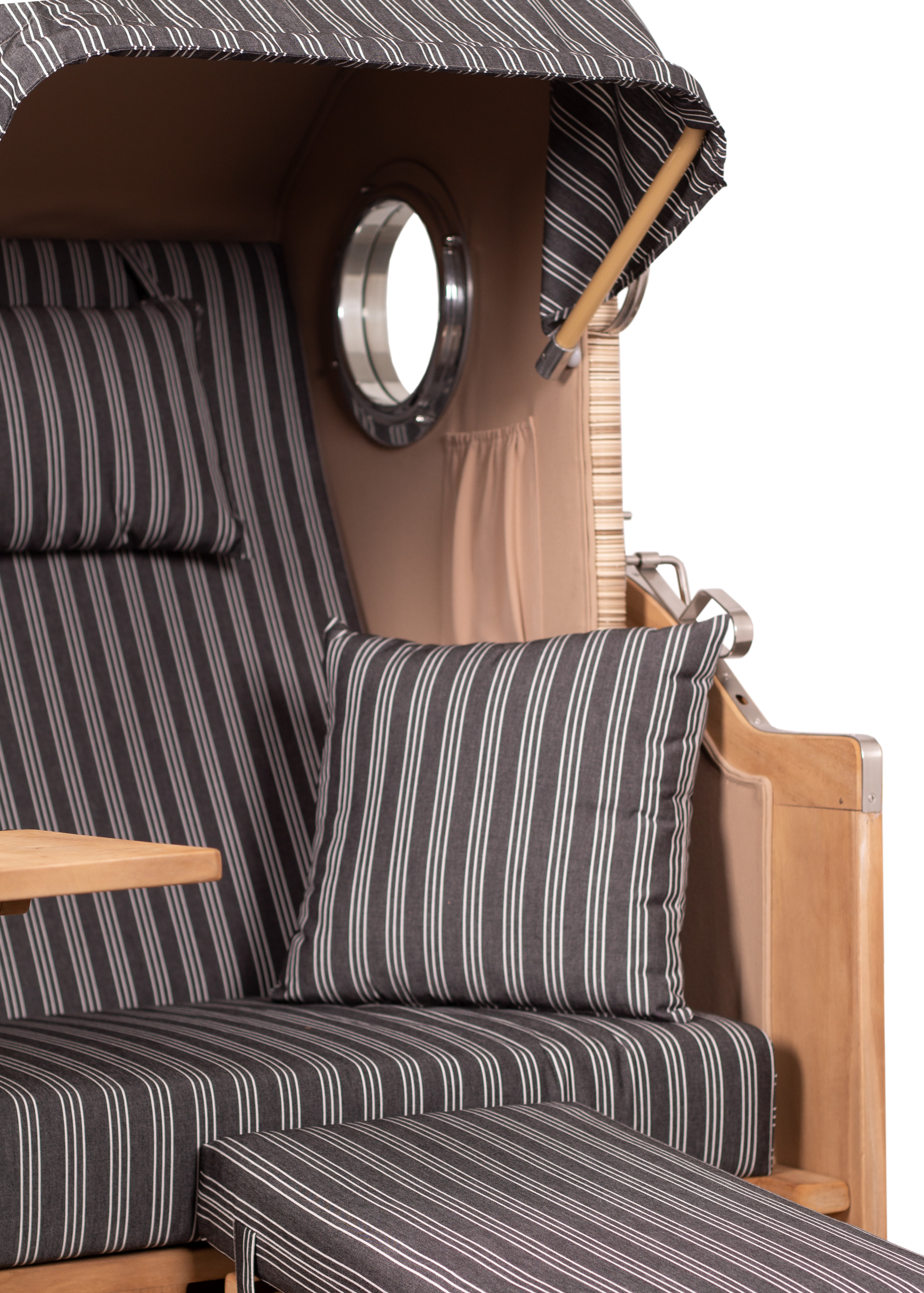 Strandkorb Single “Düne Teak Shell“