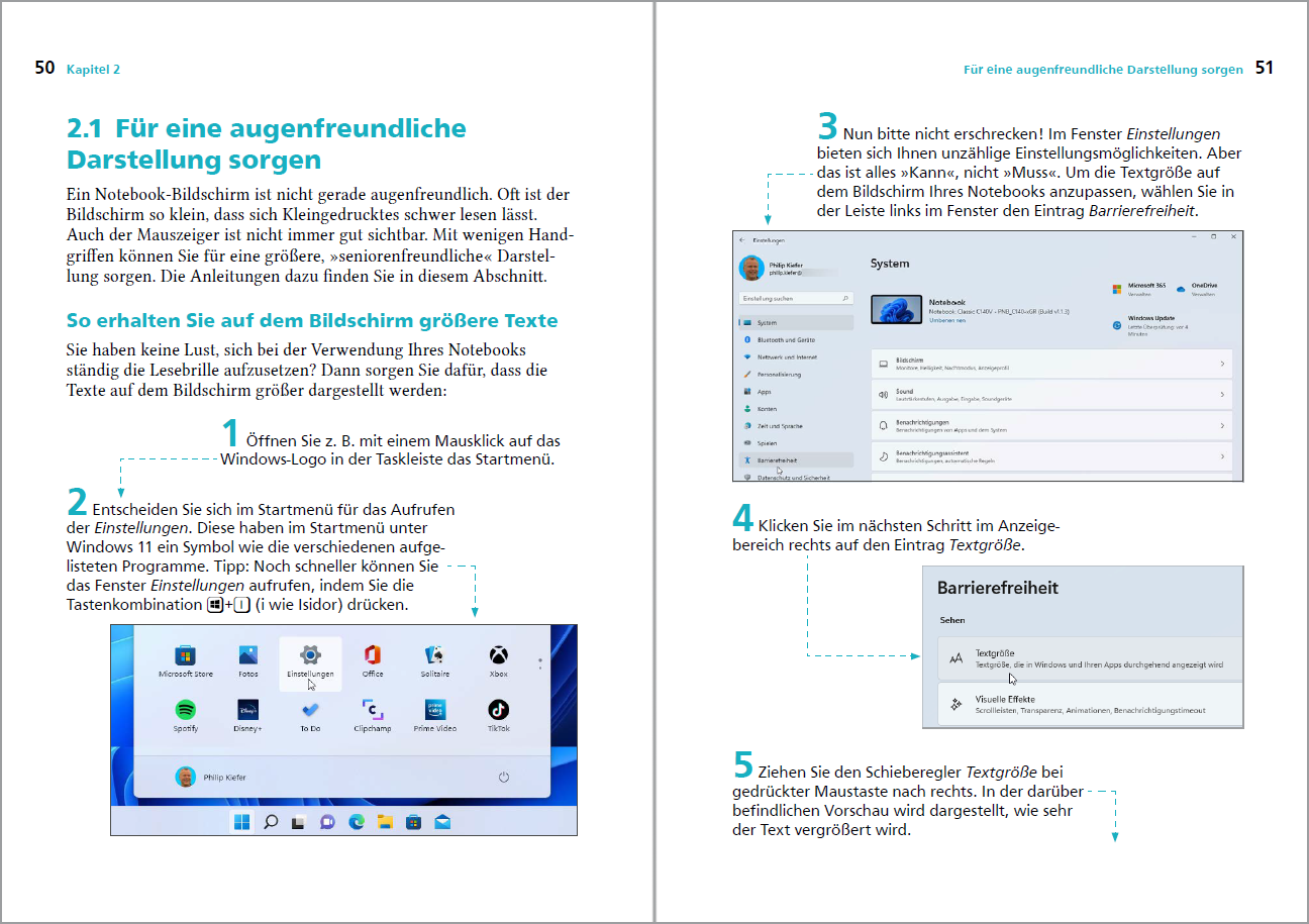 Notebook für Senioren