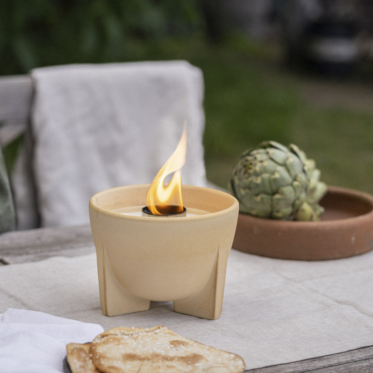 Schmelzfeuer (Outdoor) mit Deckel
