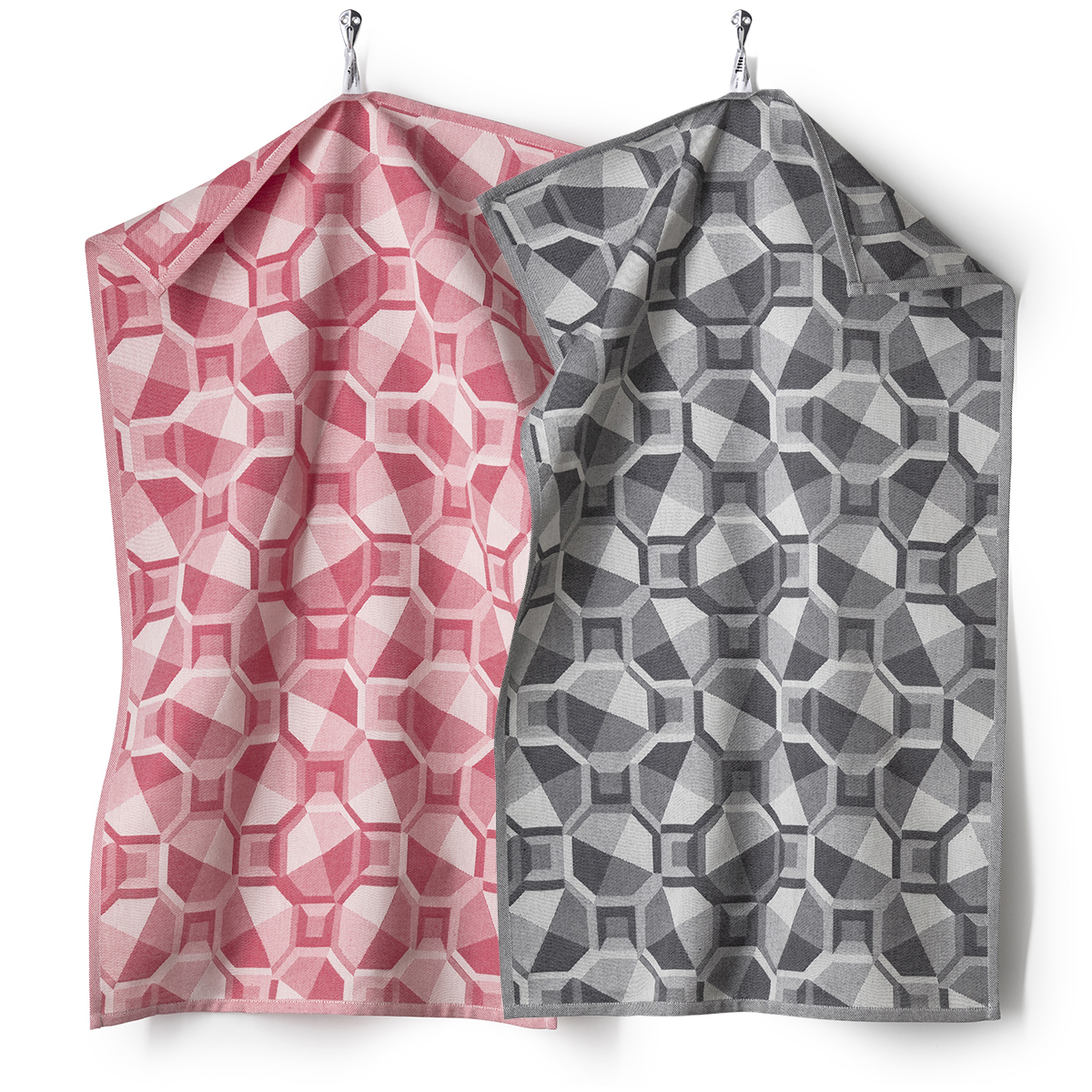 Geschirrtuch_Achteck_rot-schwarz_1200x1200px Bild: