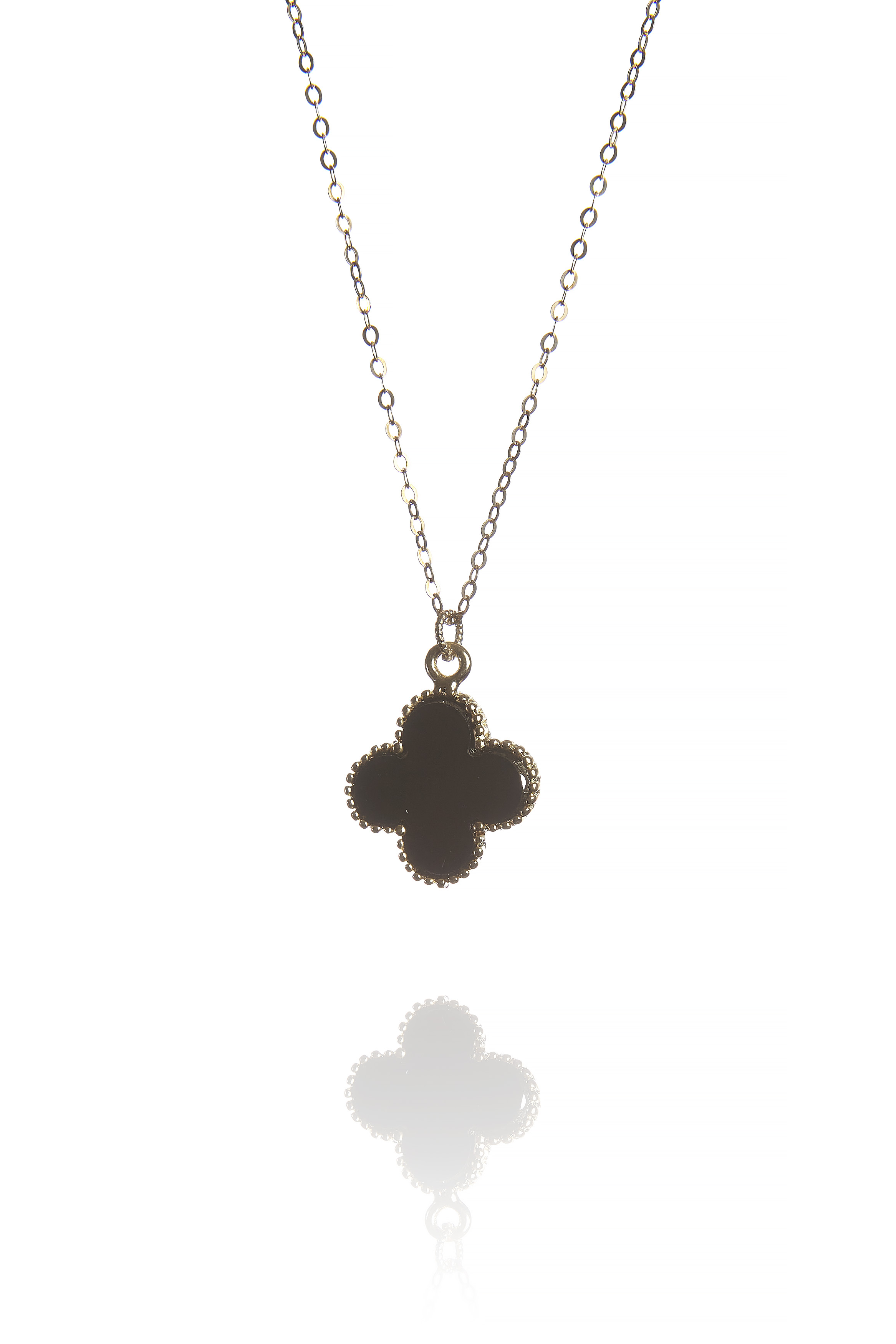 Kette-Lucky-me-schwarz Bild: Halskette Lucky Me