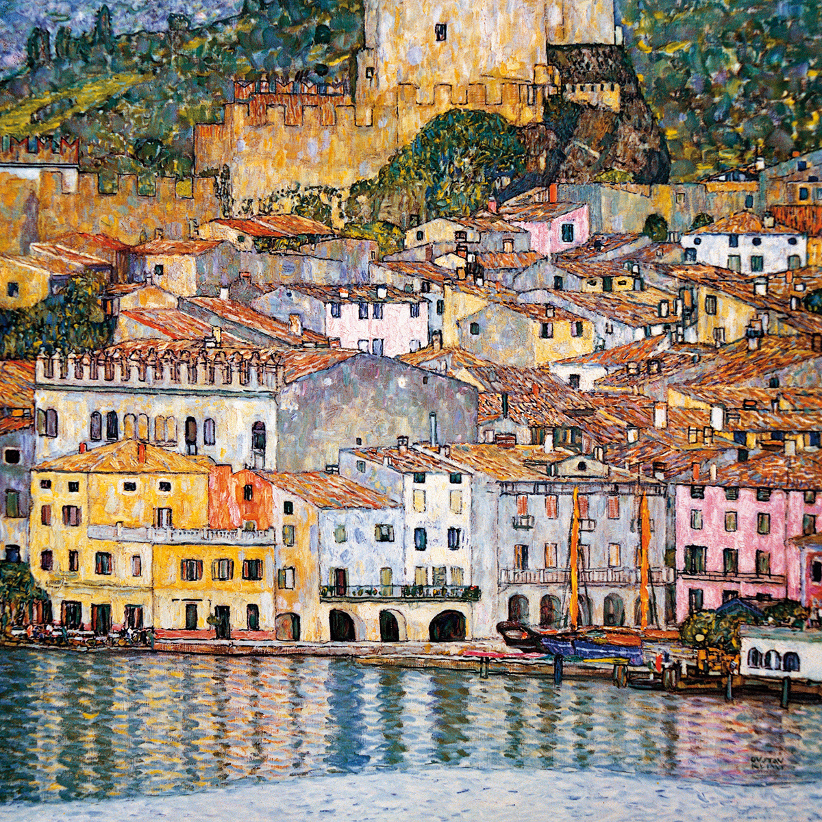 1200px_921198-Klimt_malcesine_am_Gardasee_klein_RGB Bild: Bild Gustav Klimt: Malcesine