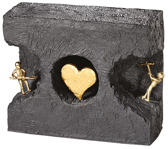 440668 Bild: Skulptur "Zueinander finden"