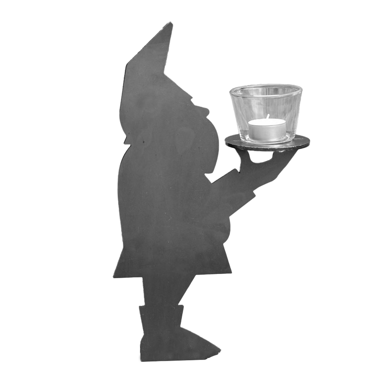 Silhouette, Glas, Kerze, Person