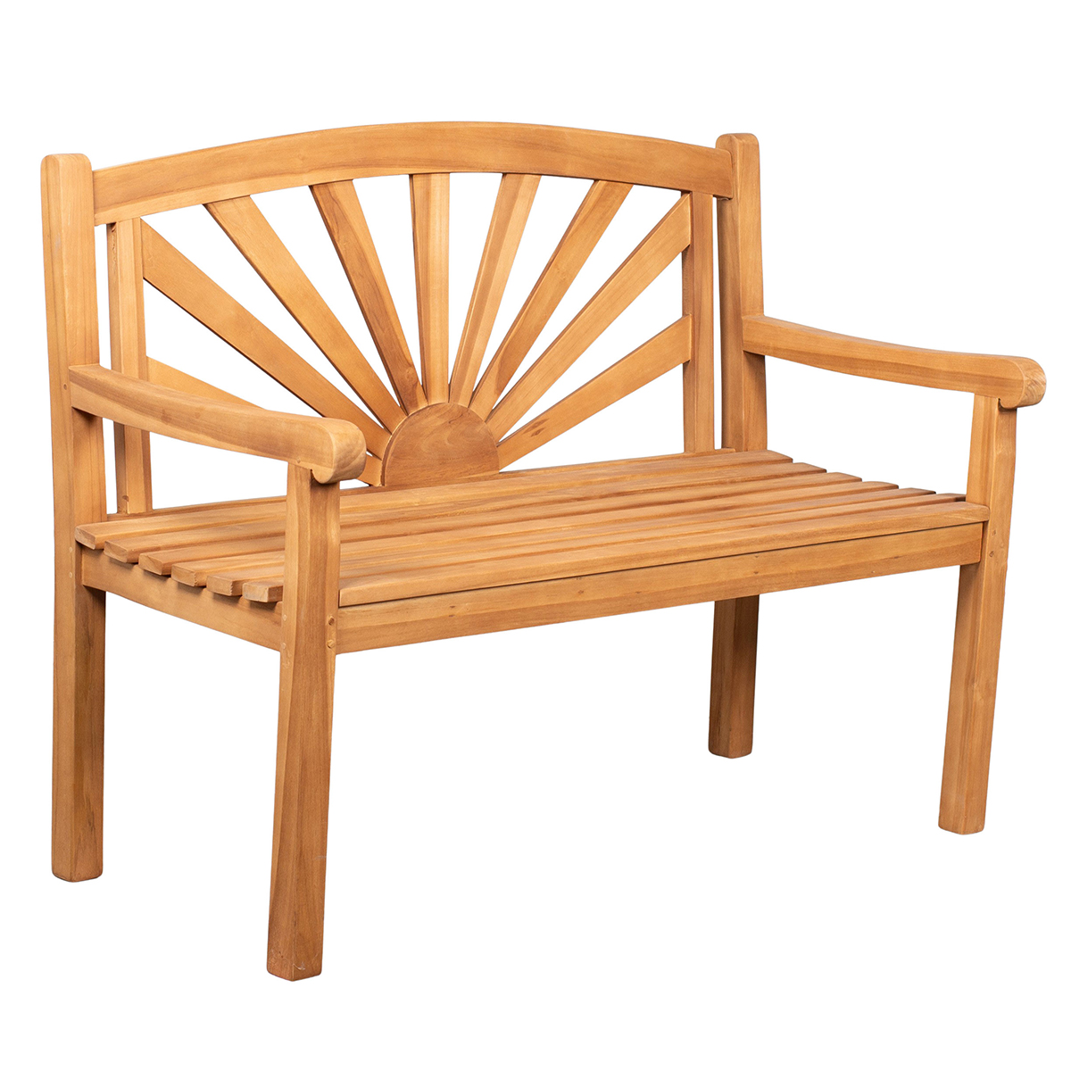 Gartenbank "Sonne" Bank, Mobiliar, Stuhl, Holz