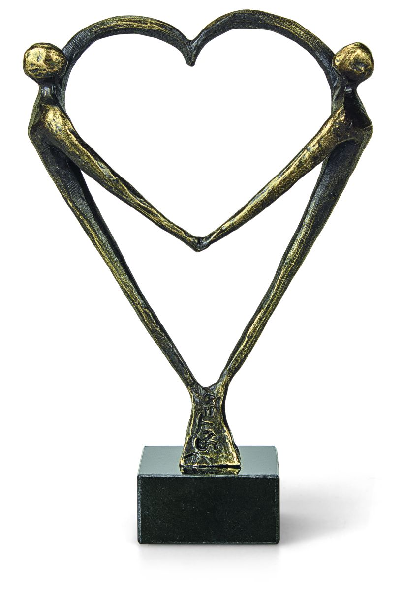 0811389_SL01-2 Bild: Gerard: Skulptur "Mit Herz"