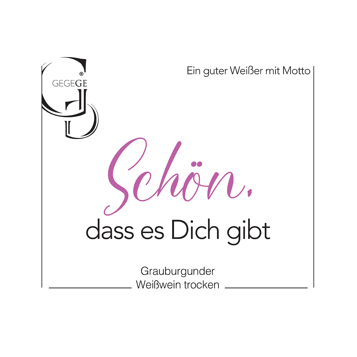Weinpaket “Grauburgunder“ mit Glückwunsch-Etiketten