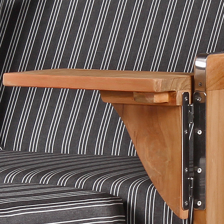 Strandkorb-Duene-Teak-Bullauge-PE-shell-Dessin-500_01400_2 Bild: