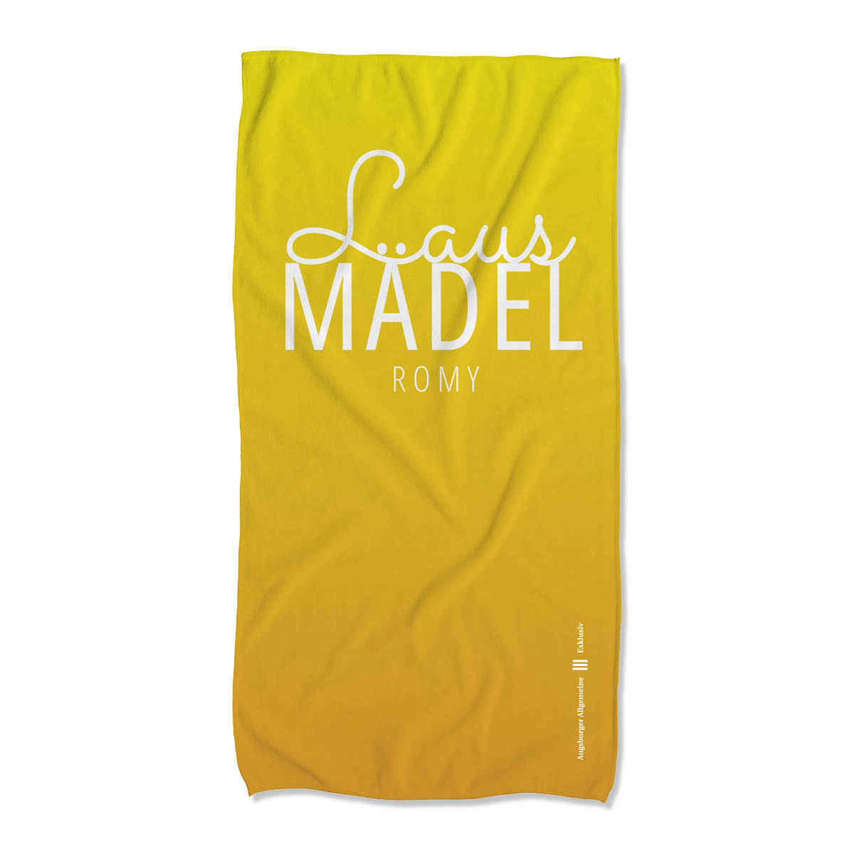 Kinderstrandtuch "Lausmädel" Bild: Kinderstrandtuch "Lausmädel"