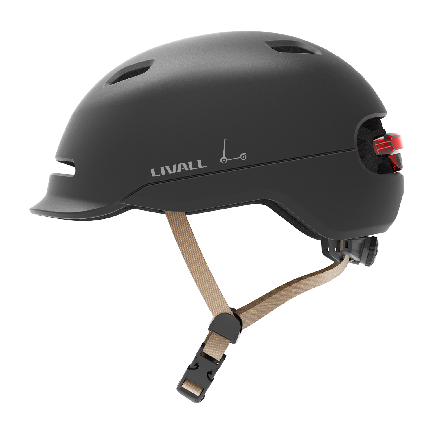 Fahrradhelm mit Bremslicht und SOS-Alarm