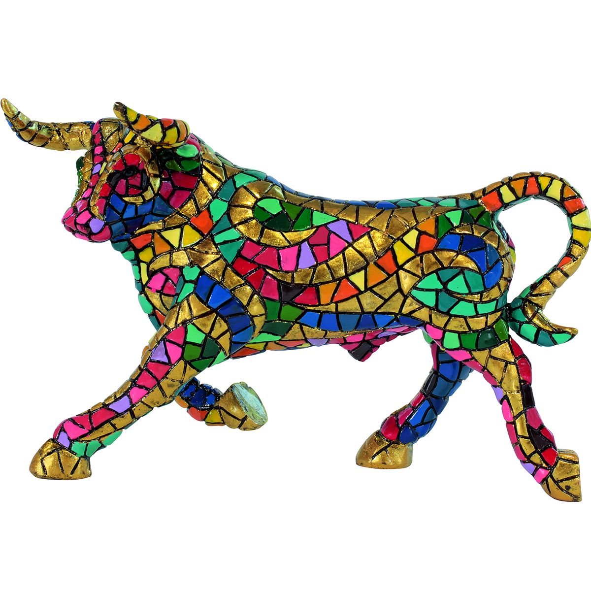 Mosaikfigur-El-Toro Bild: Mosaikfigur "El Toro Mosaico II"