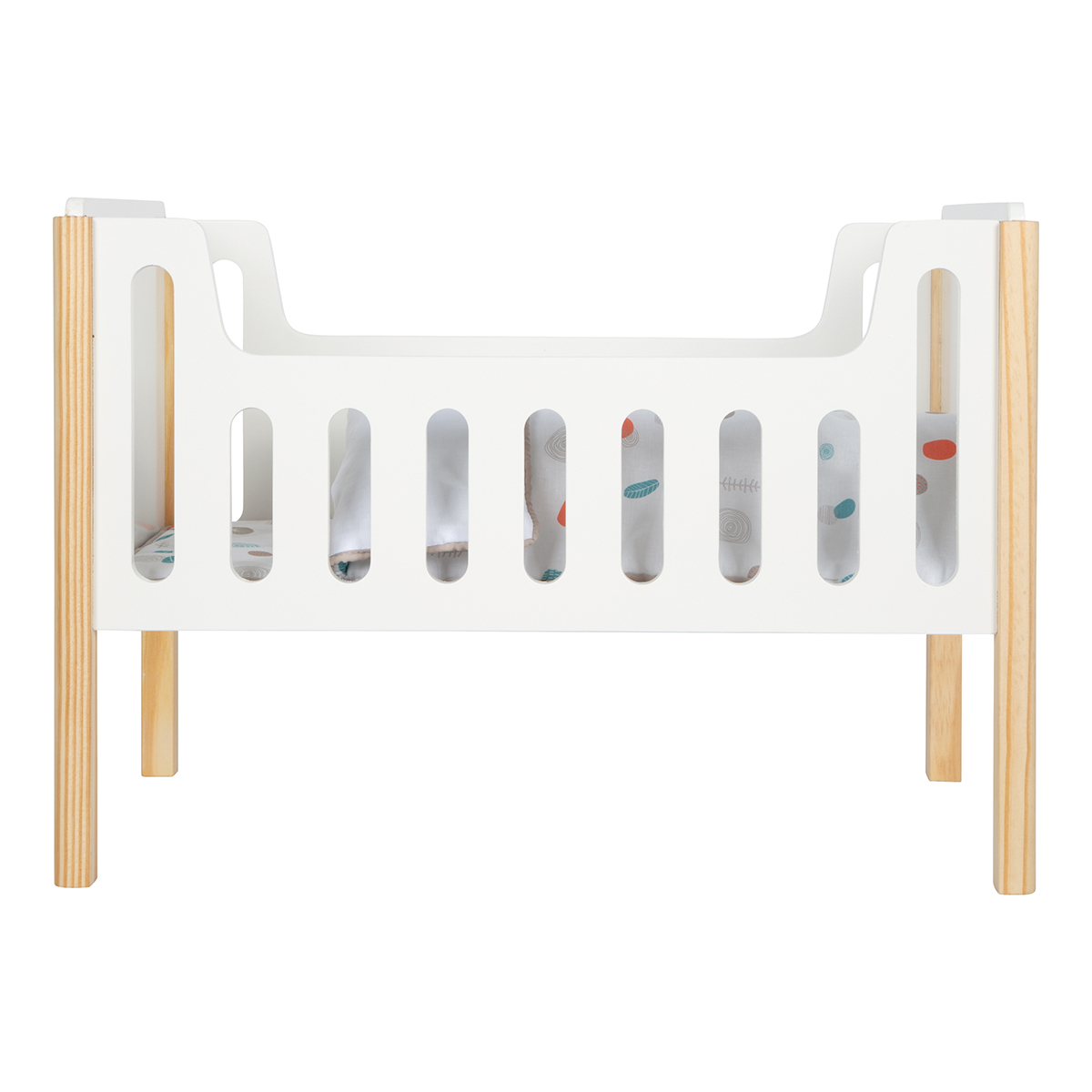 12495_small_foot_Puppengitterbett_Little_Button_seitlich_Gitter Bild: