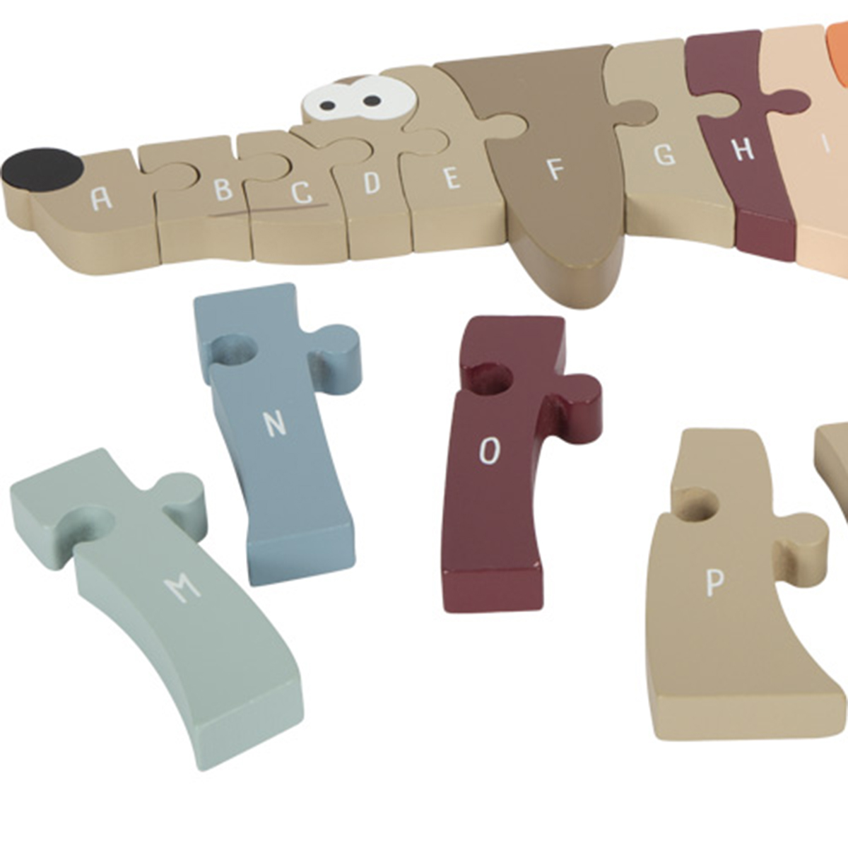 12413_small_foot_Buchstabenpuzzle_Hund_geteilt Bild: Buchstabenpuzzle „Hund“