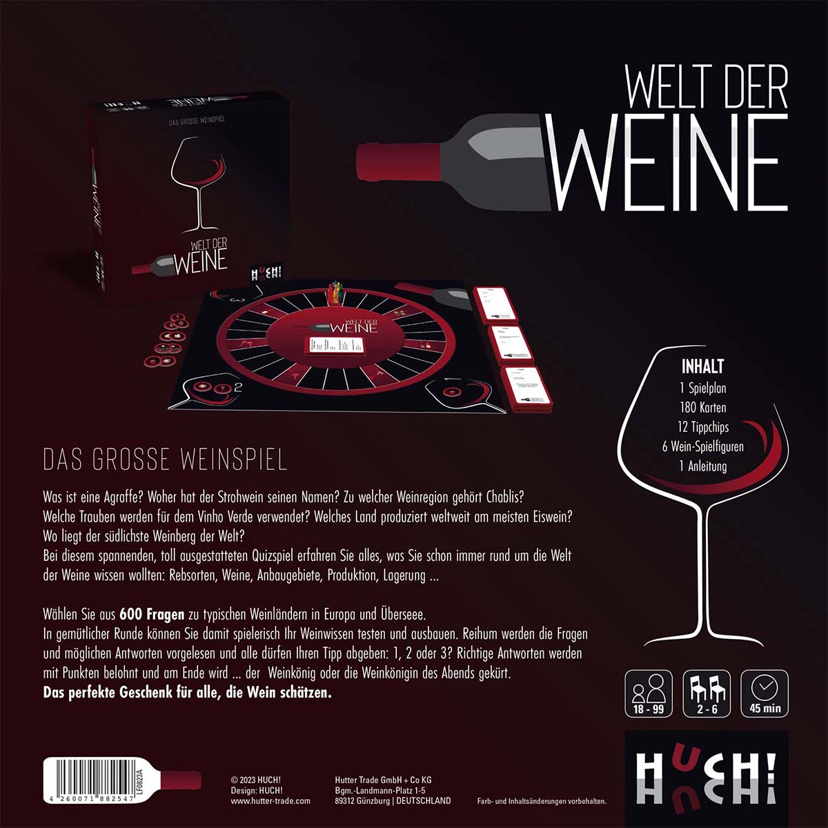 Quizspiel "Welt der Weine"