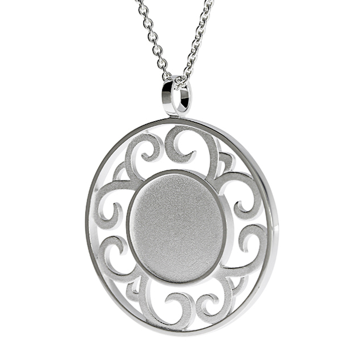 Kettenanhänger "Luft" inkl. Kette  Zubehör, Anhänger, Schmuck, Halskette, Medaillon