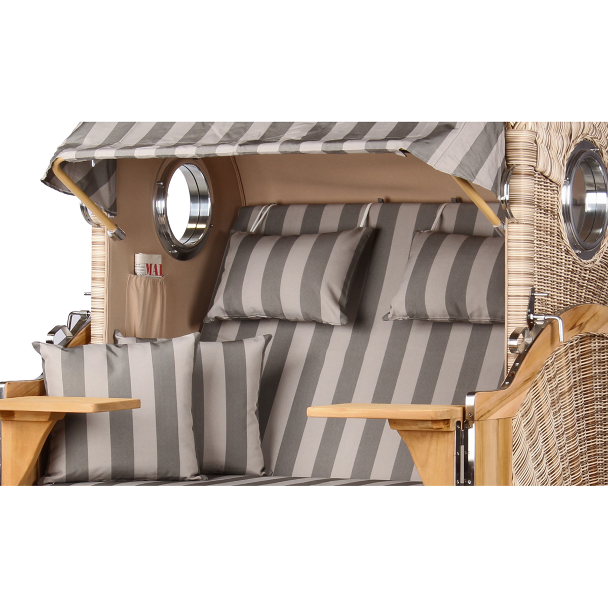 Strandkorb Düne Teak Shell
