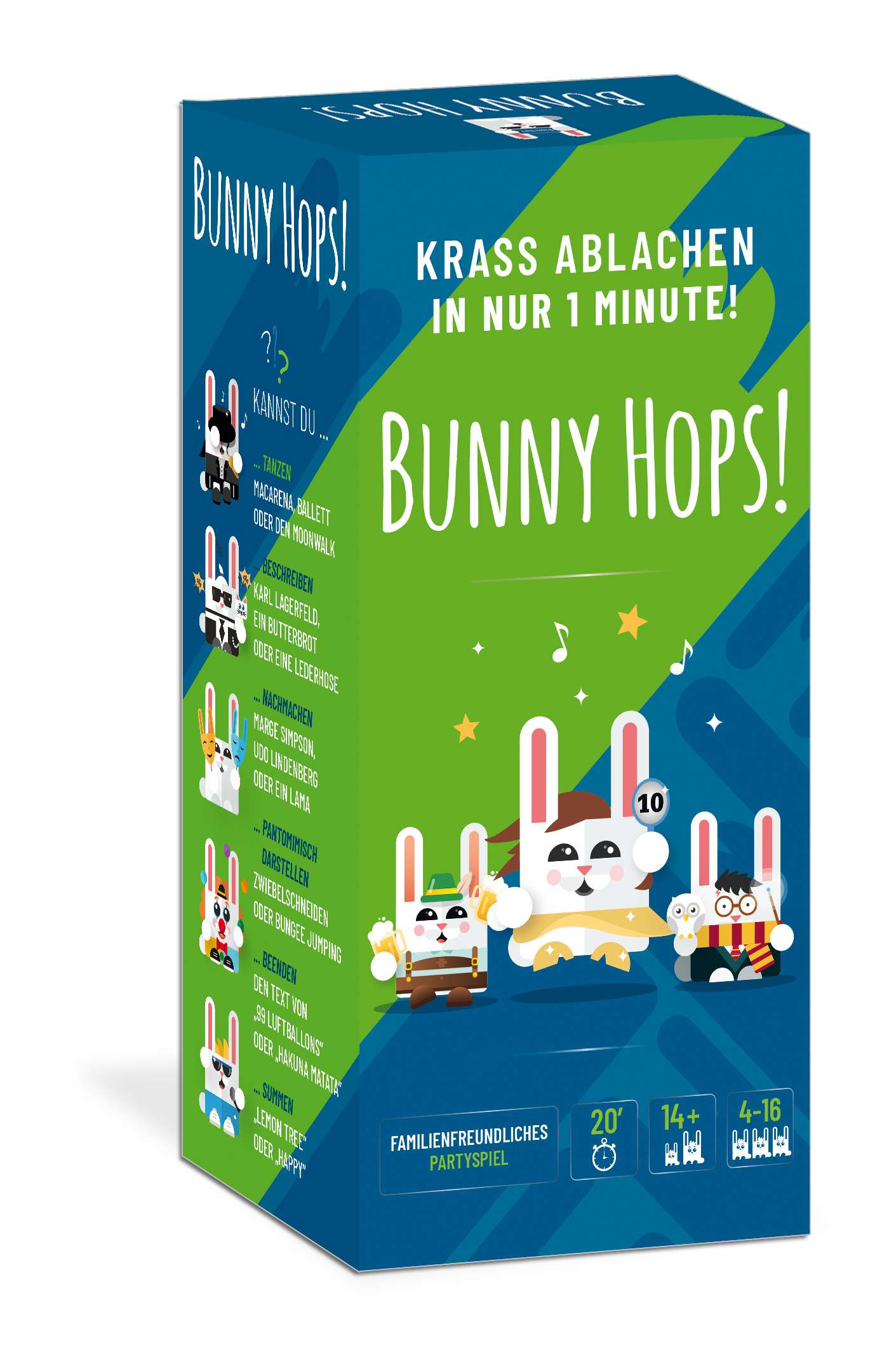 Partyspiel-Bunny-Hops-von-huch-3770022054042-A-Box-Montage-print Bild: