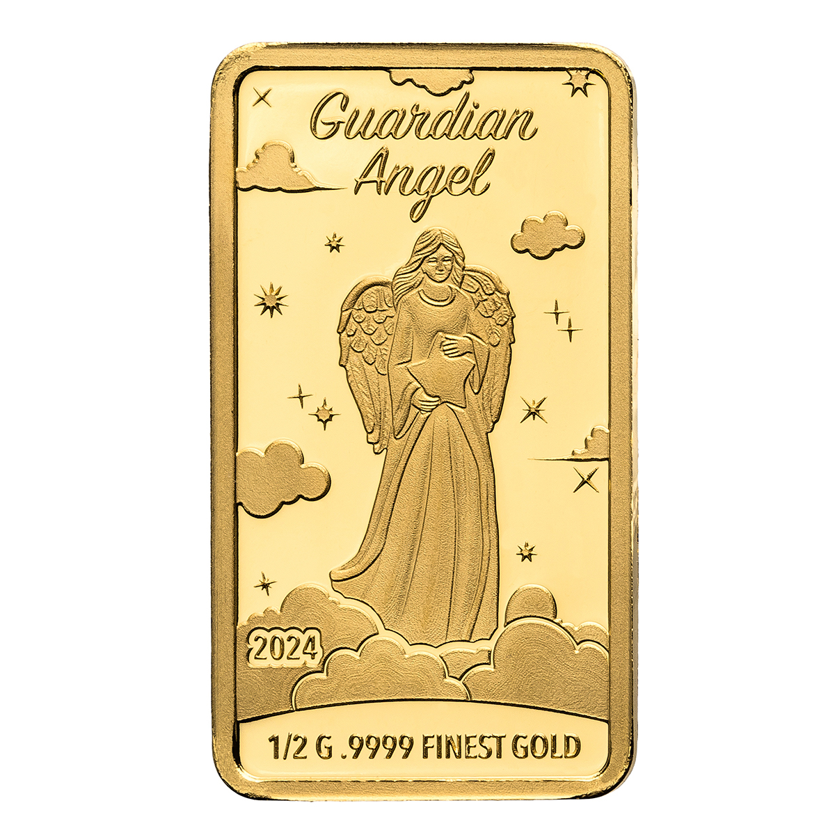 Goldplättchen "Schutzengel"