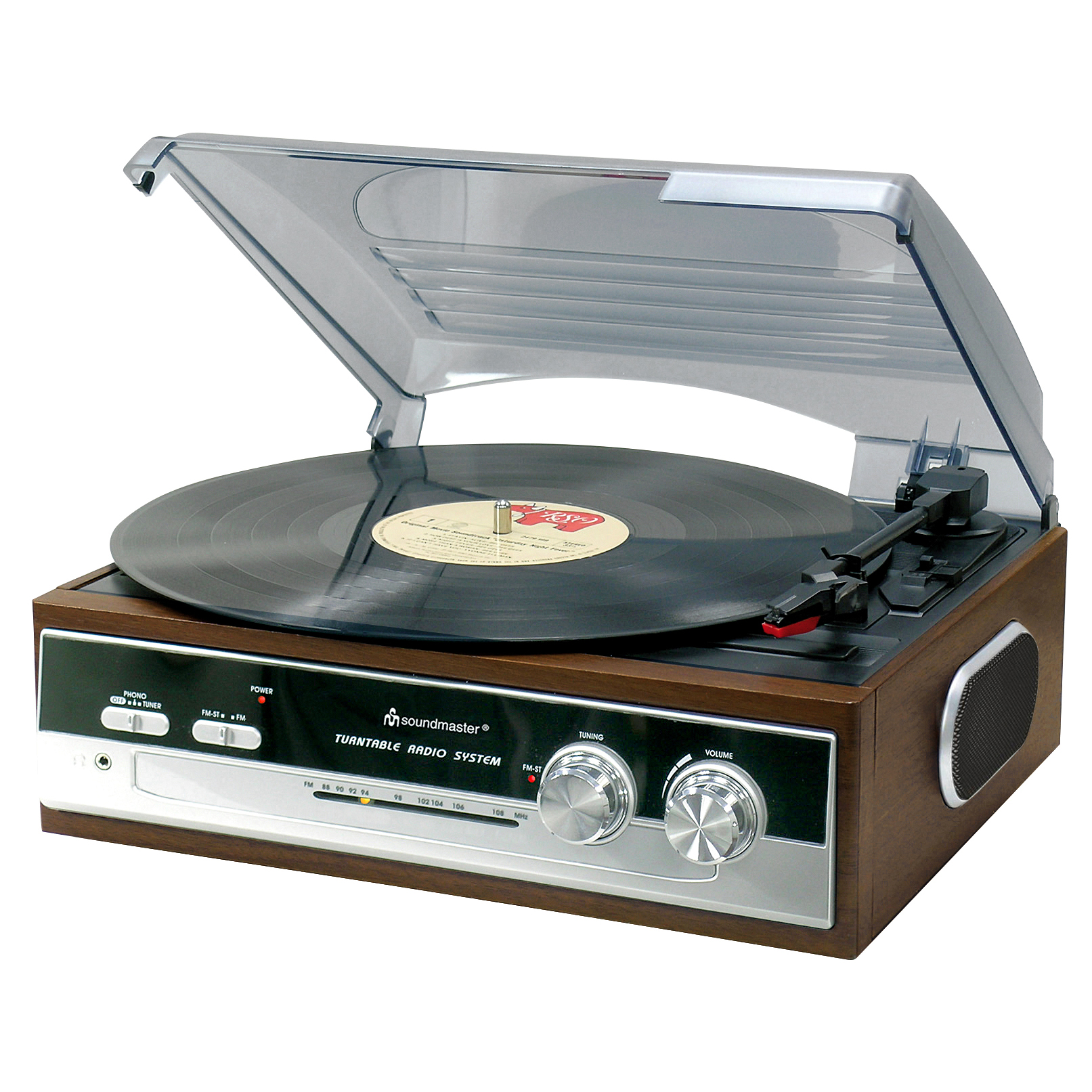Plattenspieler mit UKW Stereoradio Bild: Plattenspieler mit UKW Stereoradio
