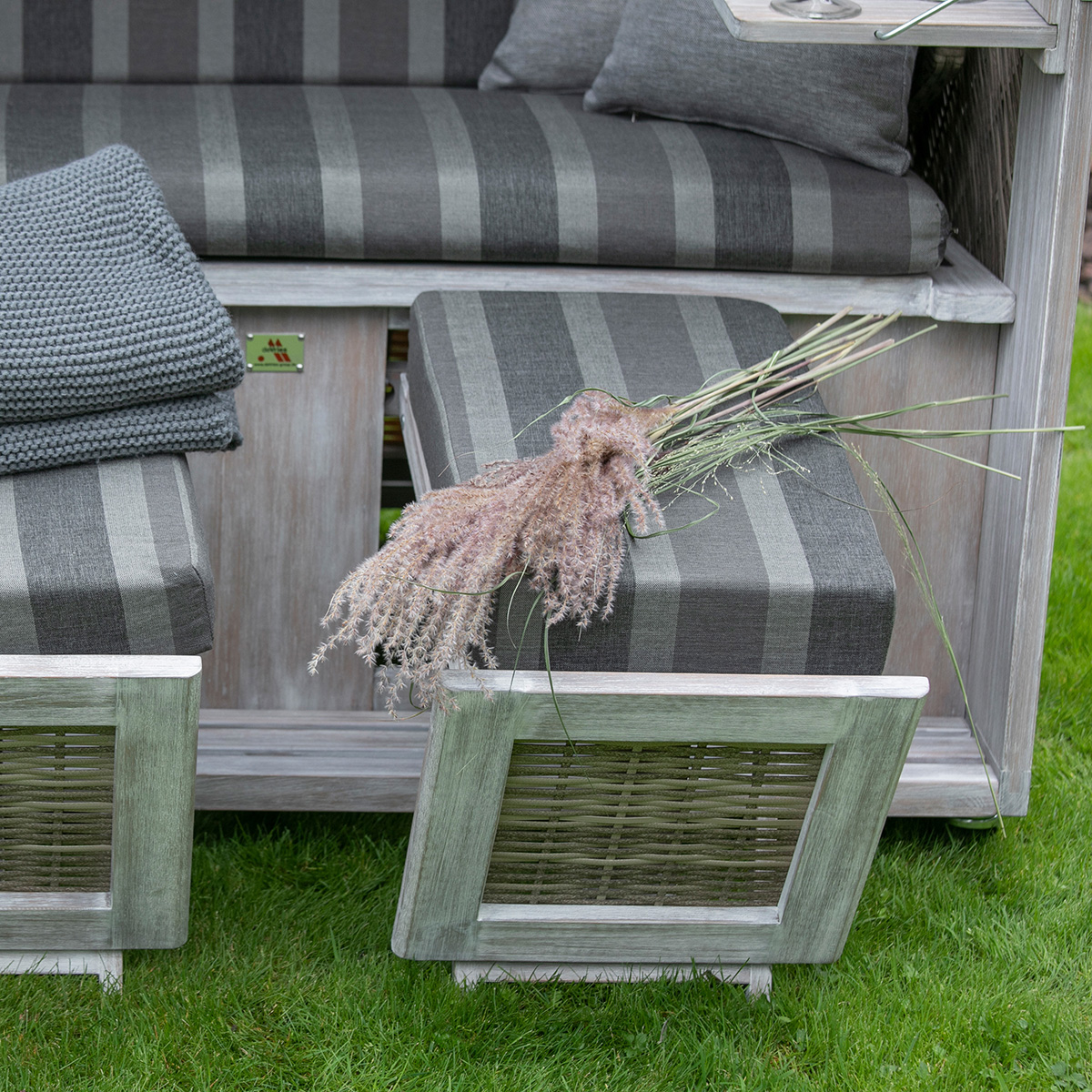 Couch, Gras, Dekoration für Zuhause, Kissen, Leinen
