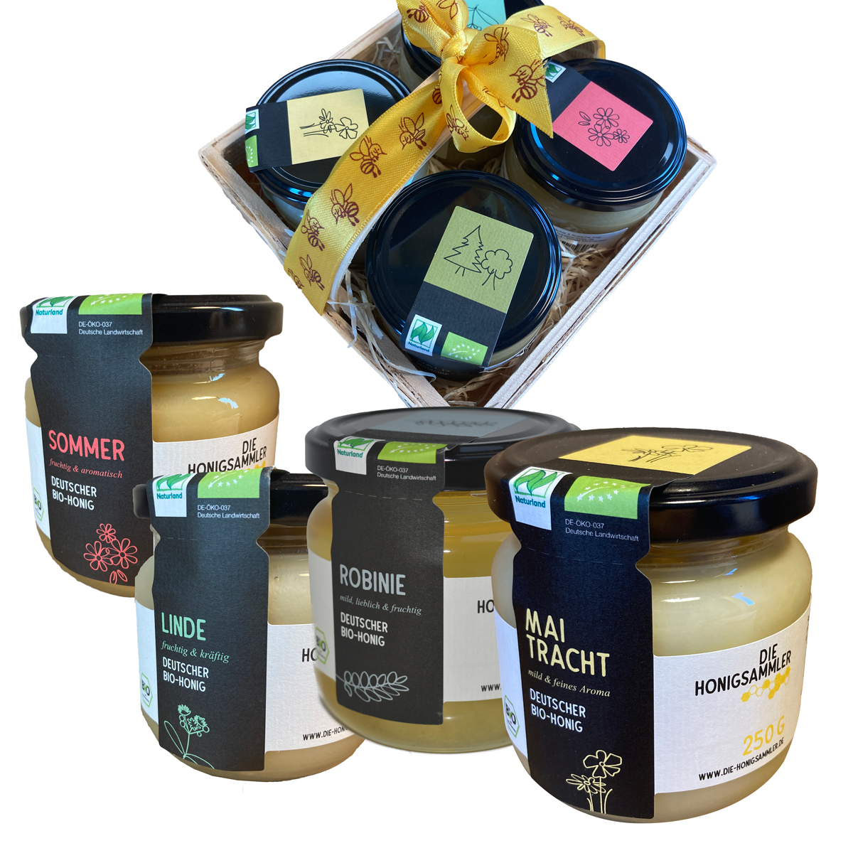 Geschenkset “Honigkörbchen“ Bild: Geschenkset “Honigkörbchen“