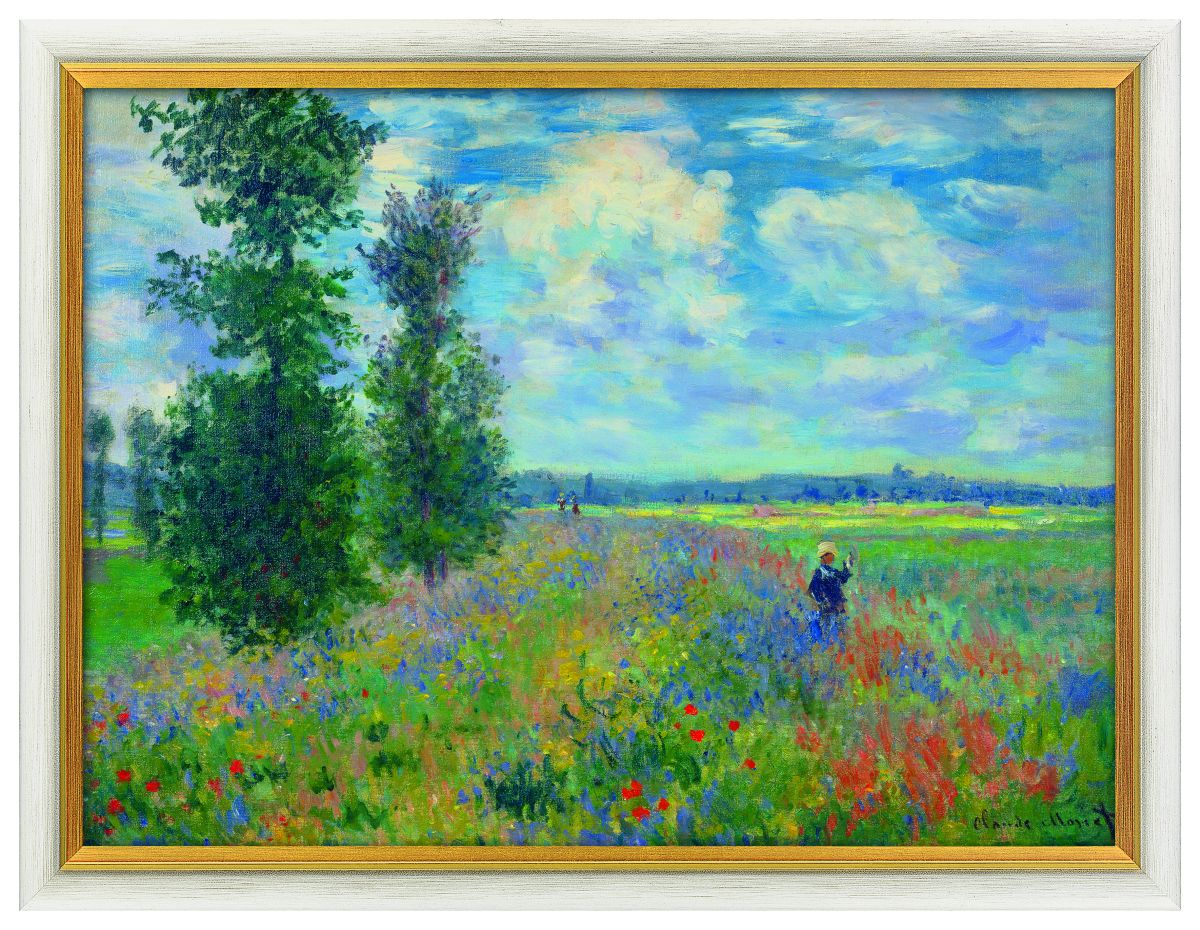 Bild-Monet-Mohnfeld Bild: Claude Monet: Bild "Les Coquelicots (environs de Argenteuil) - Mohnfeld bei Argenteuil"