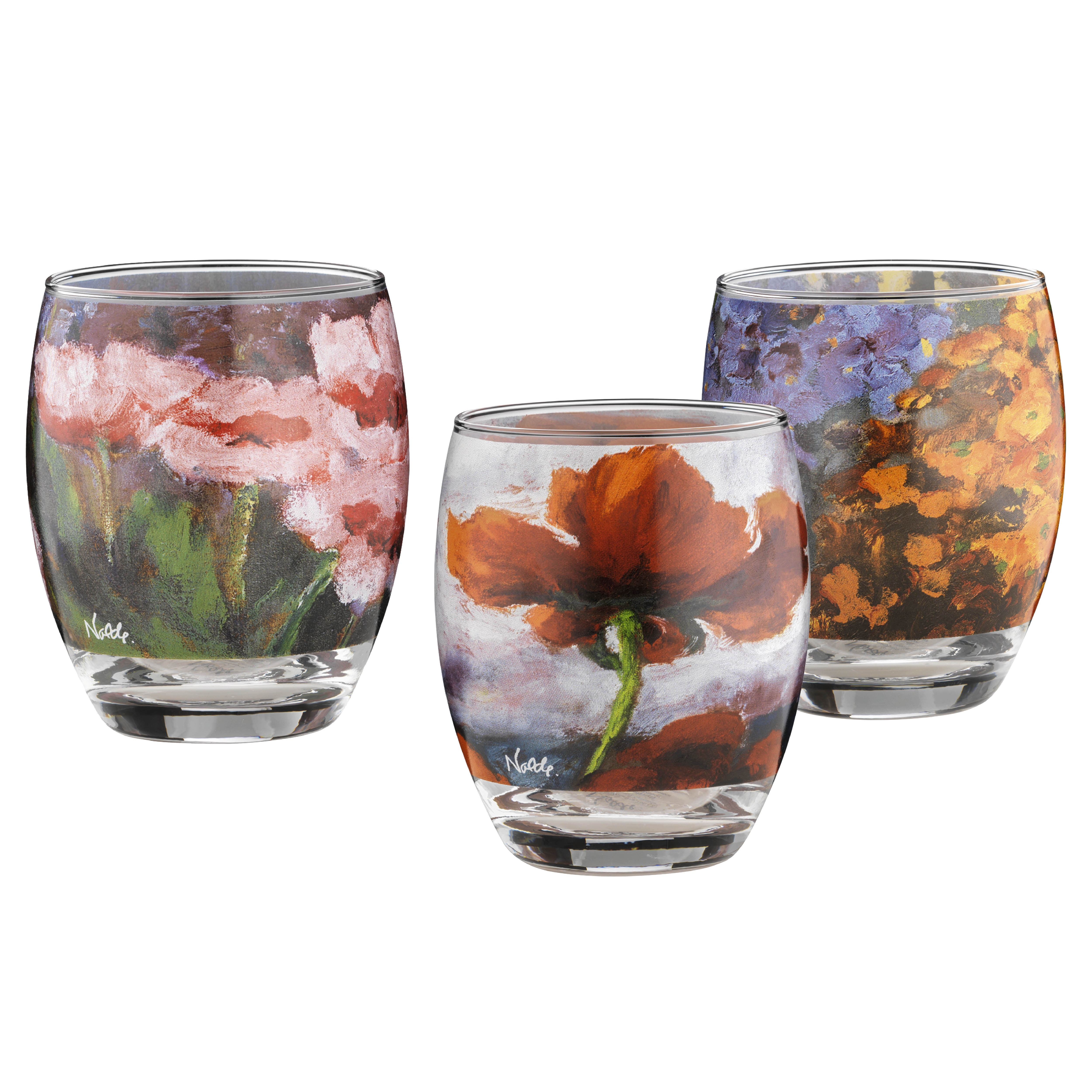 Produktbilder_Montage_1200x1200px_011220232 Bild: Emil Nolde: Teelichtgläser "Blumen" 3er Set