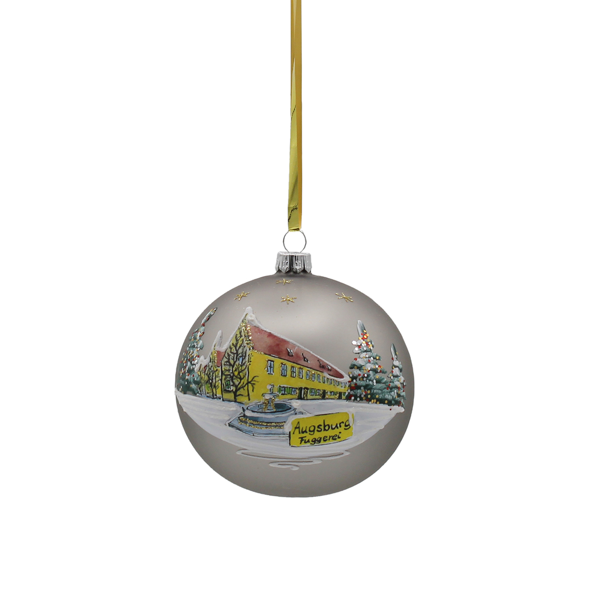 Weihnachtskugel_Fuggerei_silber_1200x1200px Bild:
