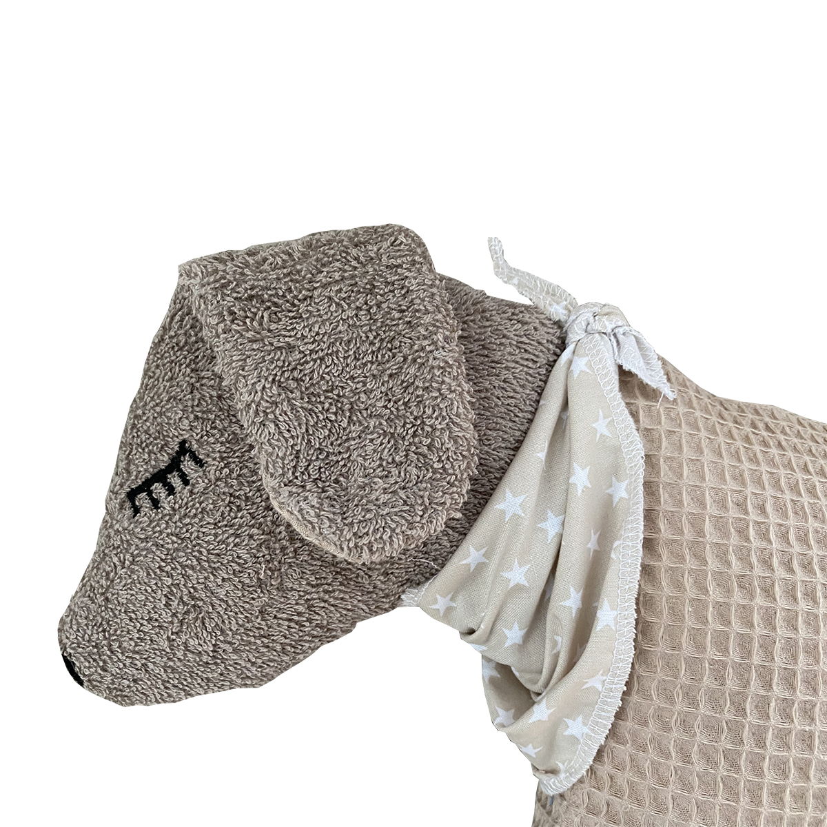 Kuscheltier-Kissen_Hund_sand-2-Kopf Bild: