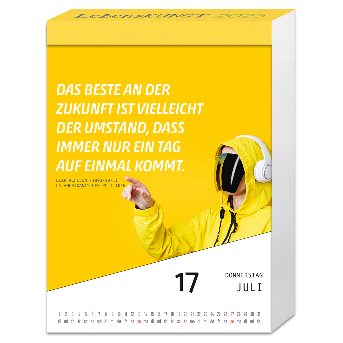 Tagesabreißkalender “Lebenskunst“ 2025