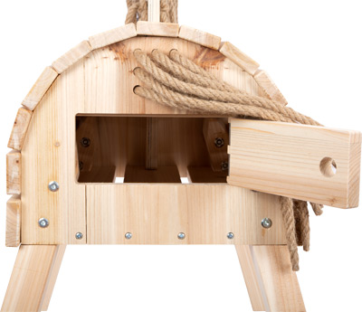 12313_legler_small_foot_Holzpferd_kompakt_e Bild: