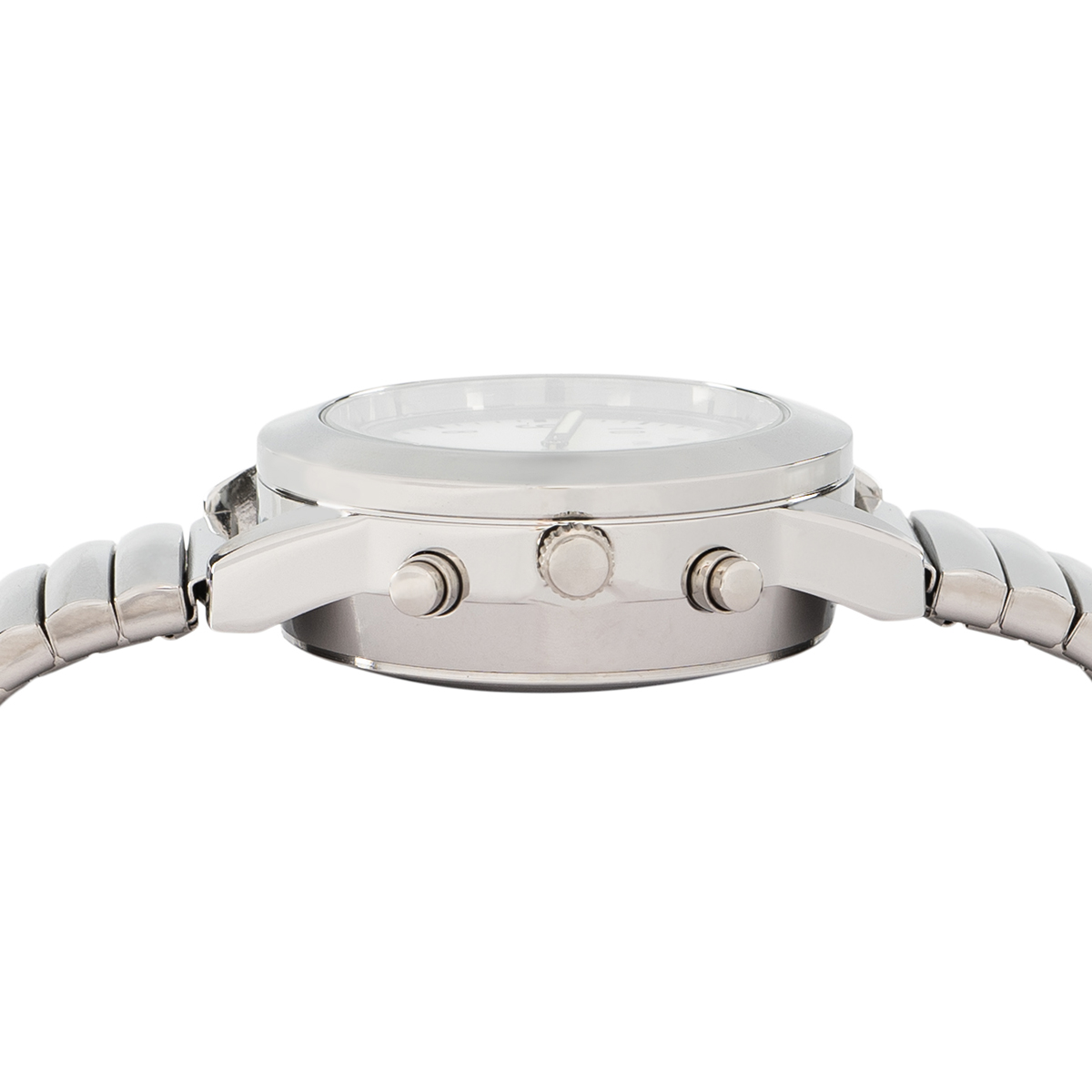 Sprechende Armbanduhr mit Metallarmband