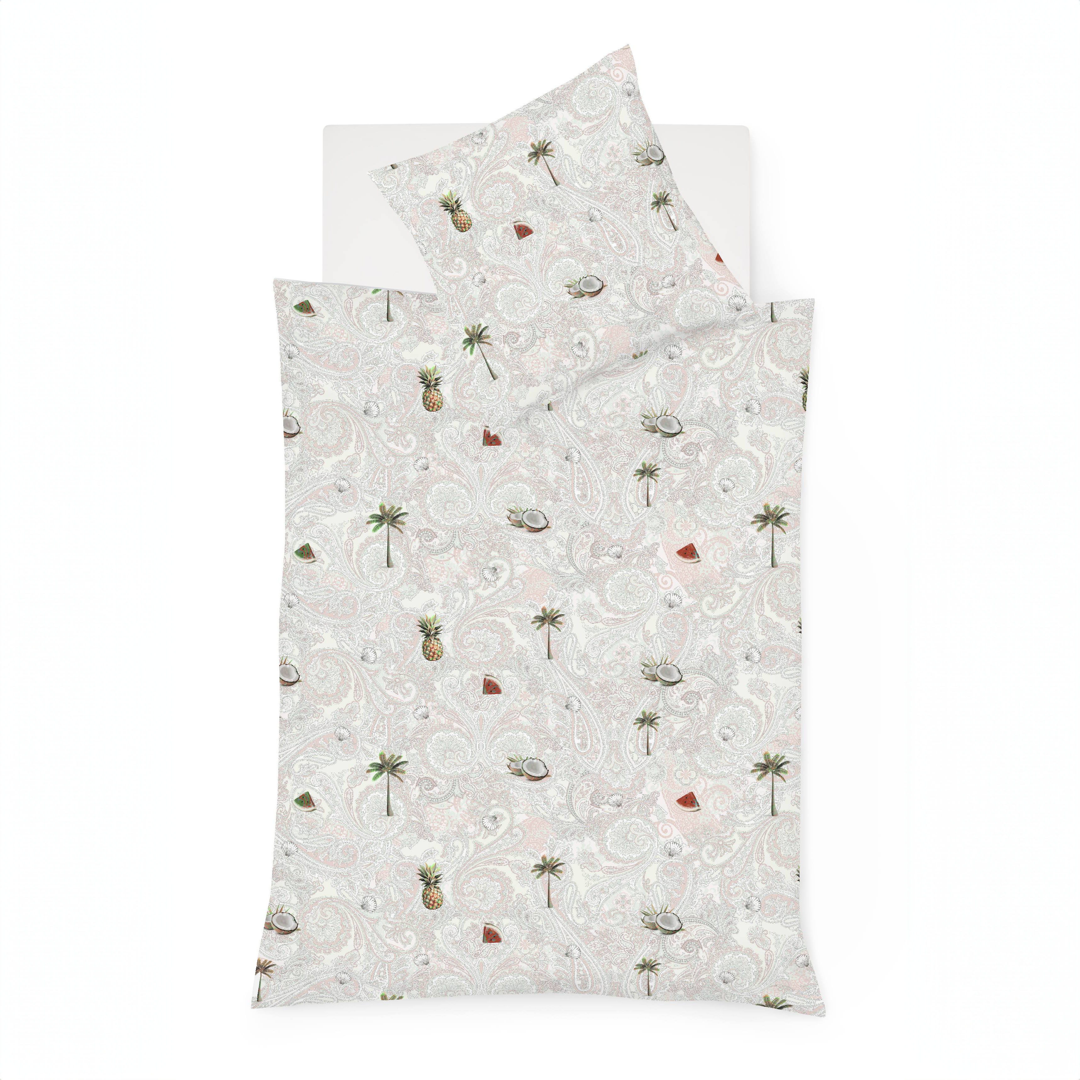 Mako-Satin Wendebettwäsche "Sommerliches Paisley" Bild: Mako-Satin Wendebettwäsche "Sommerliches Paisley"