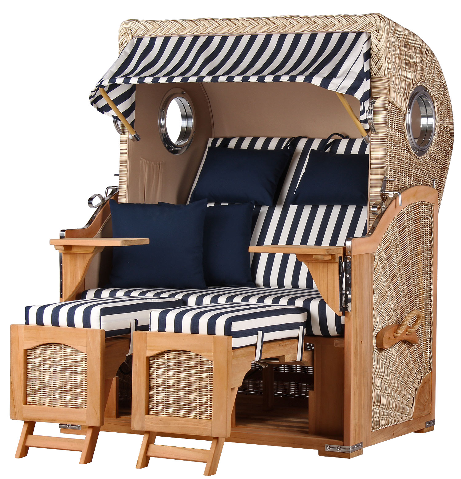 Strandkorb_Duene_Teak_shell_518_01436 Bild: Strandkorb Düne Teak Shell