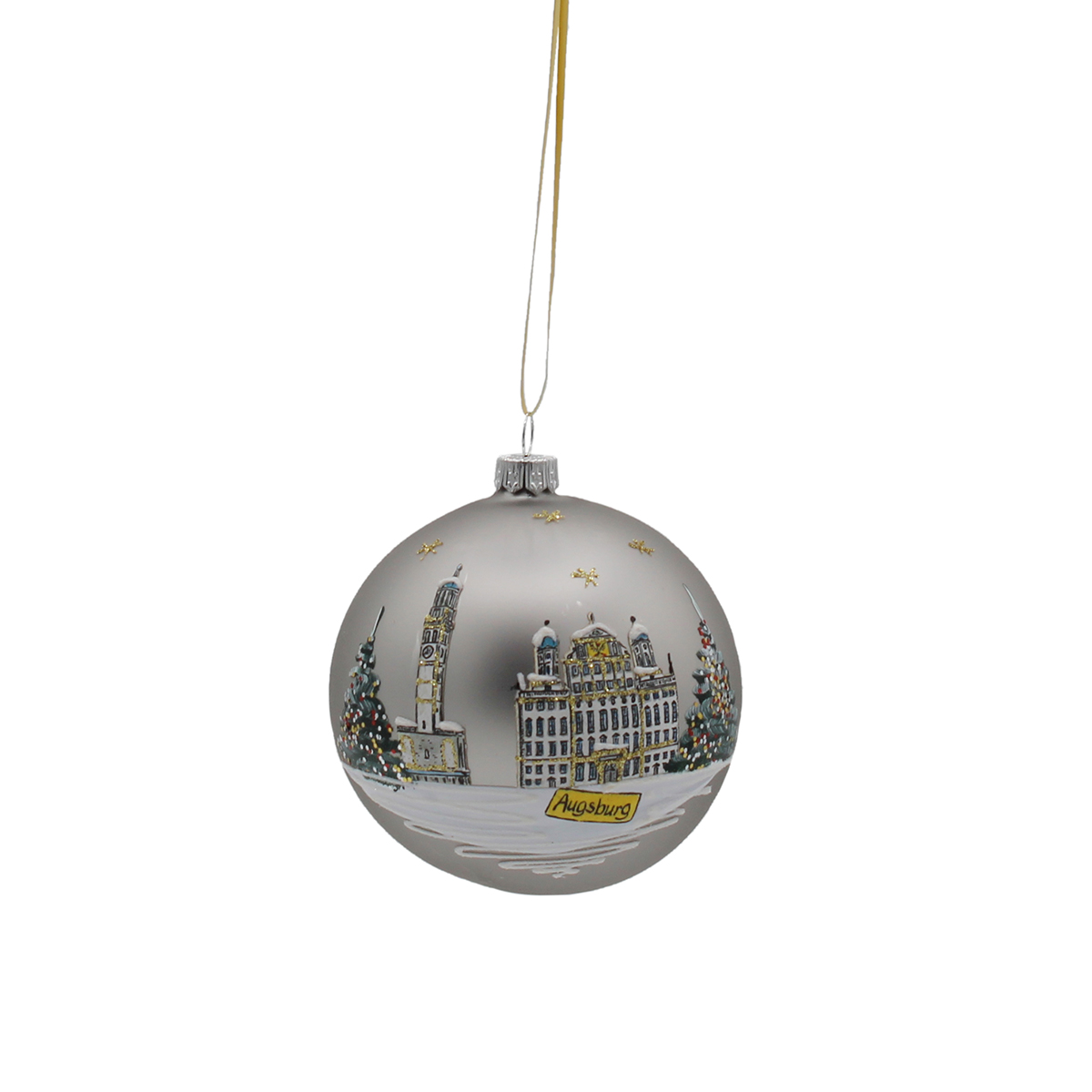 Weihnachtskugel_Augsburg_silber_1200x1200px Bild: Augsburg Weihnachtskugel