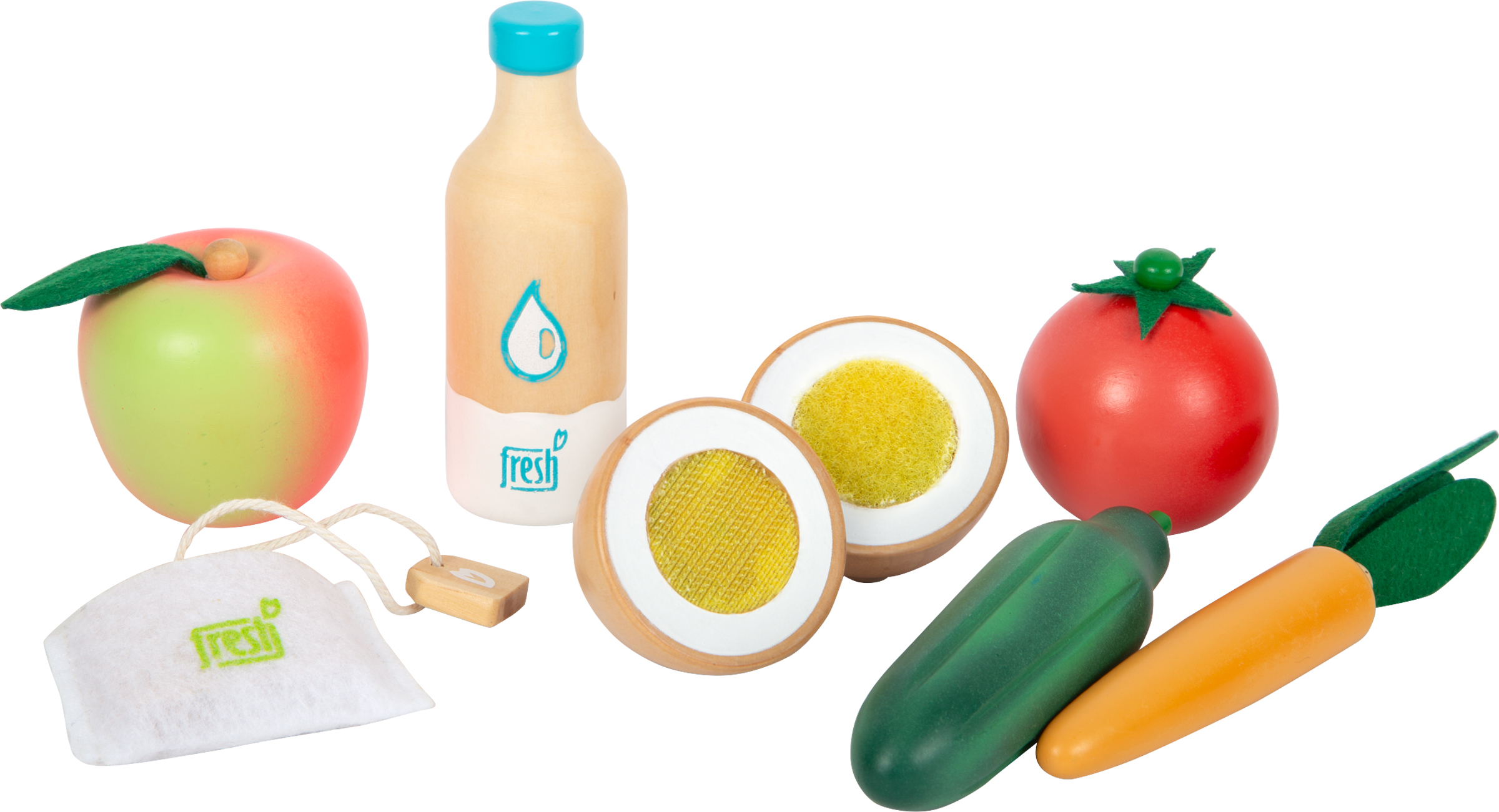 12284_legler_small_foot_LebensmittelSet_vegetarisch_fresh_b Bild: