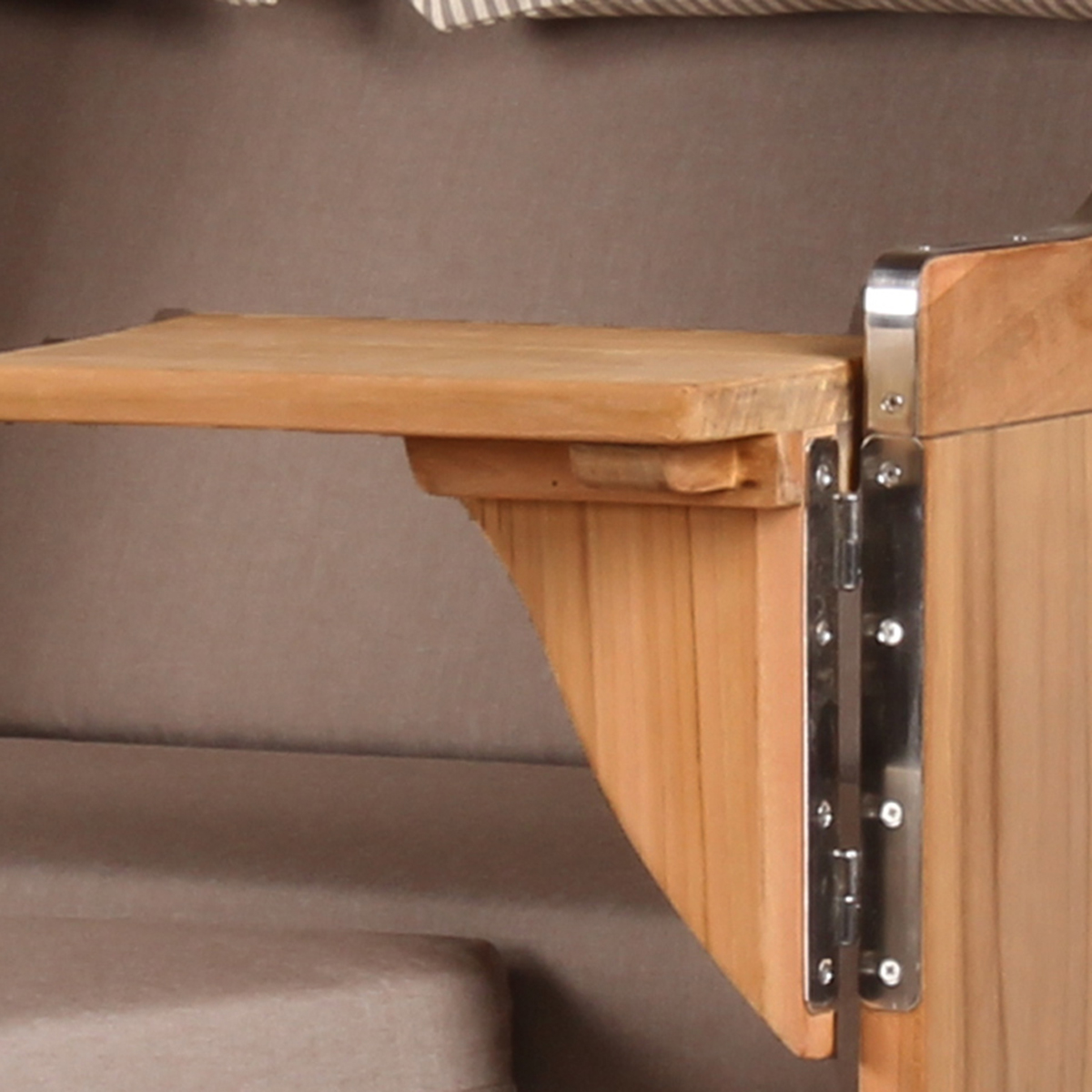 Strandkorb Düne Teak Shell