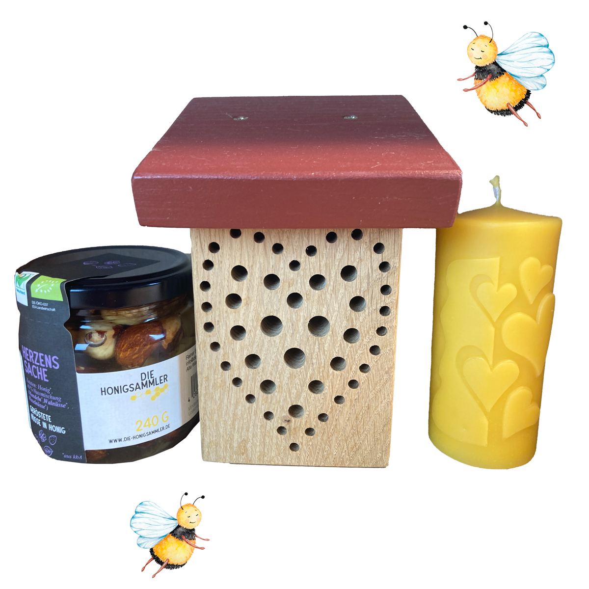 Geschenkset “Bienen-Herzenssache“ 