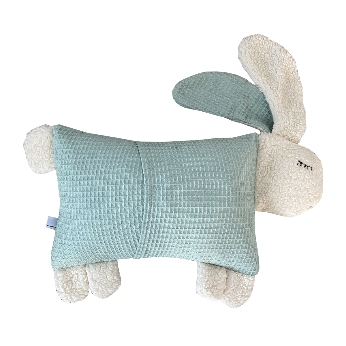 Kuscheltier-Kissen_Hase_mint-1 Bild: