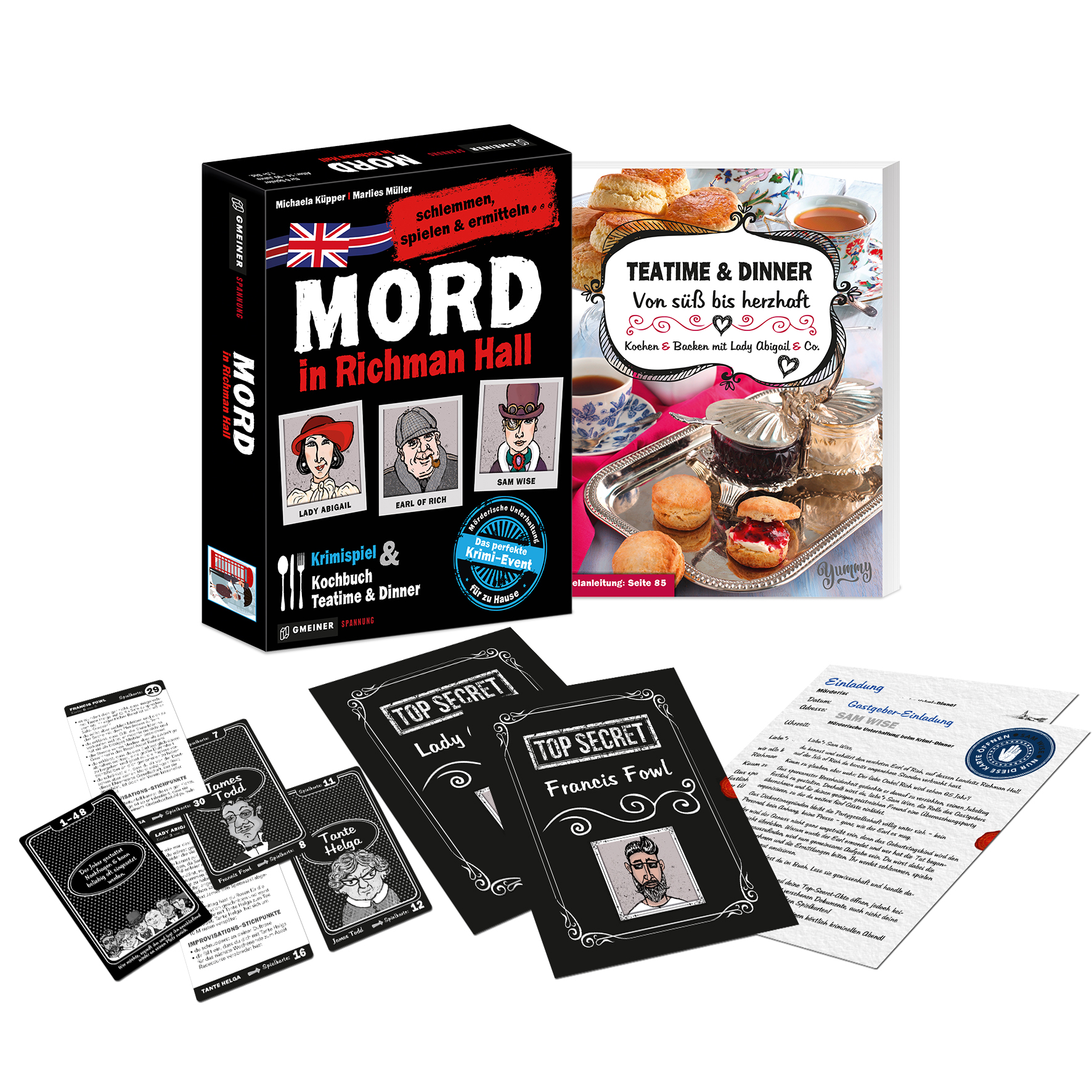 Mord-in-Richman-Hall_Spielaufbau Bild: